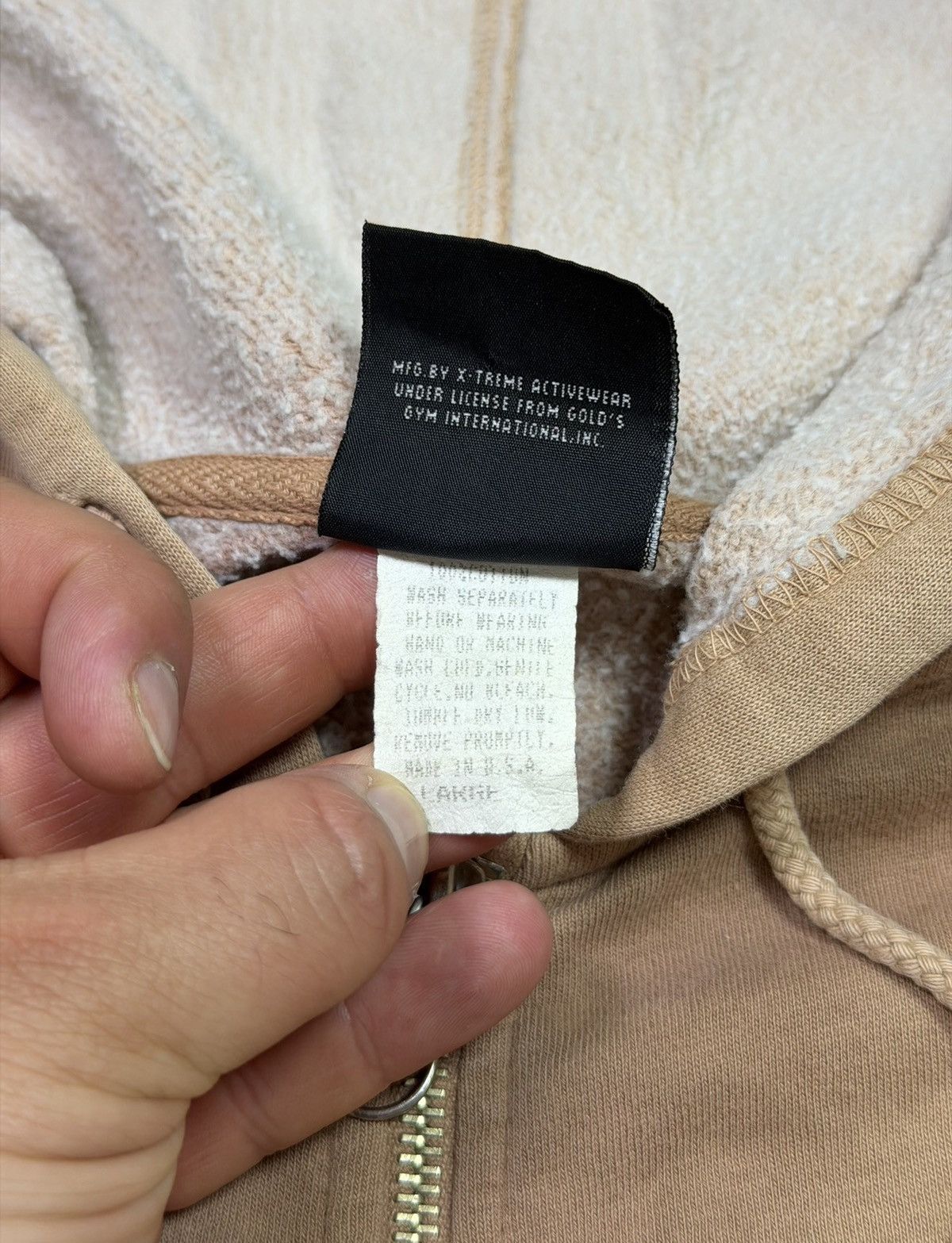 Other *RARE* VINTAGE 00s 90s Y2K GOLD’S GYM ZIP HOODIE HARDCORE Size US L / EU 52-54 / 3 - 3 Thumbnail