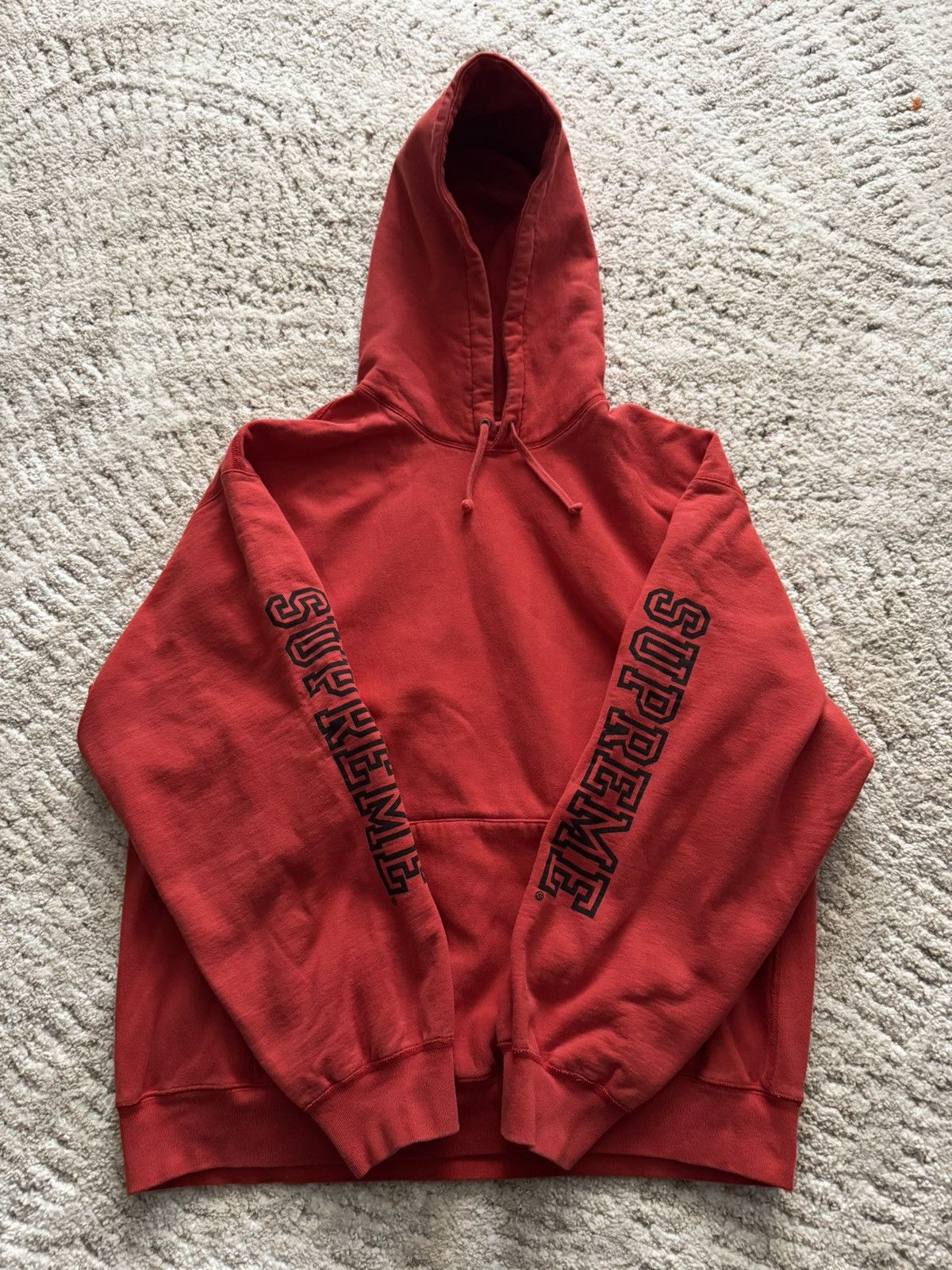 Supreme Supreme Collegiate Sleeve Hooded Sweatshirt | Grailed
