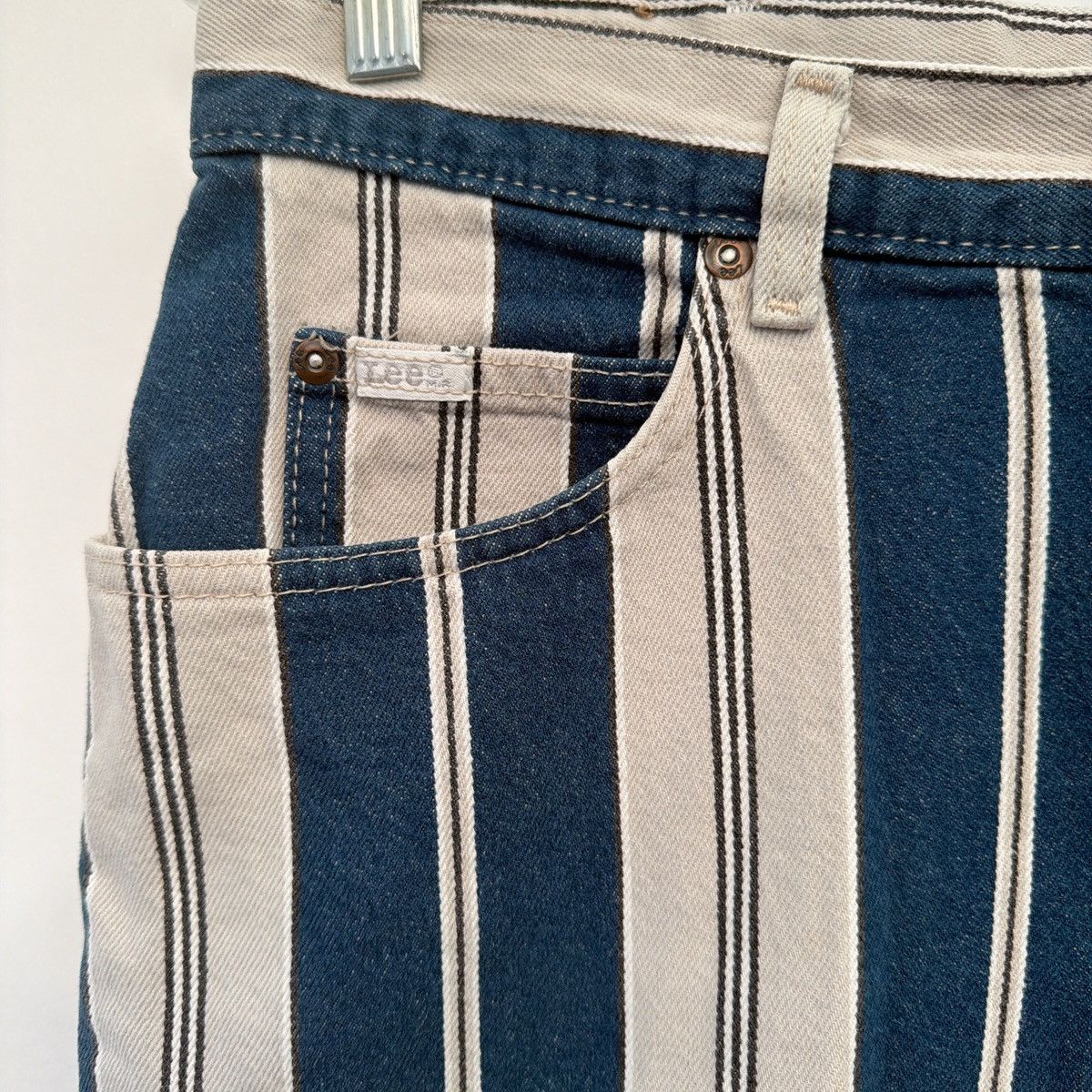 Lee LEE Vintage stripe shorts Size US 33 - 3 Thumbnail