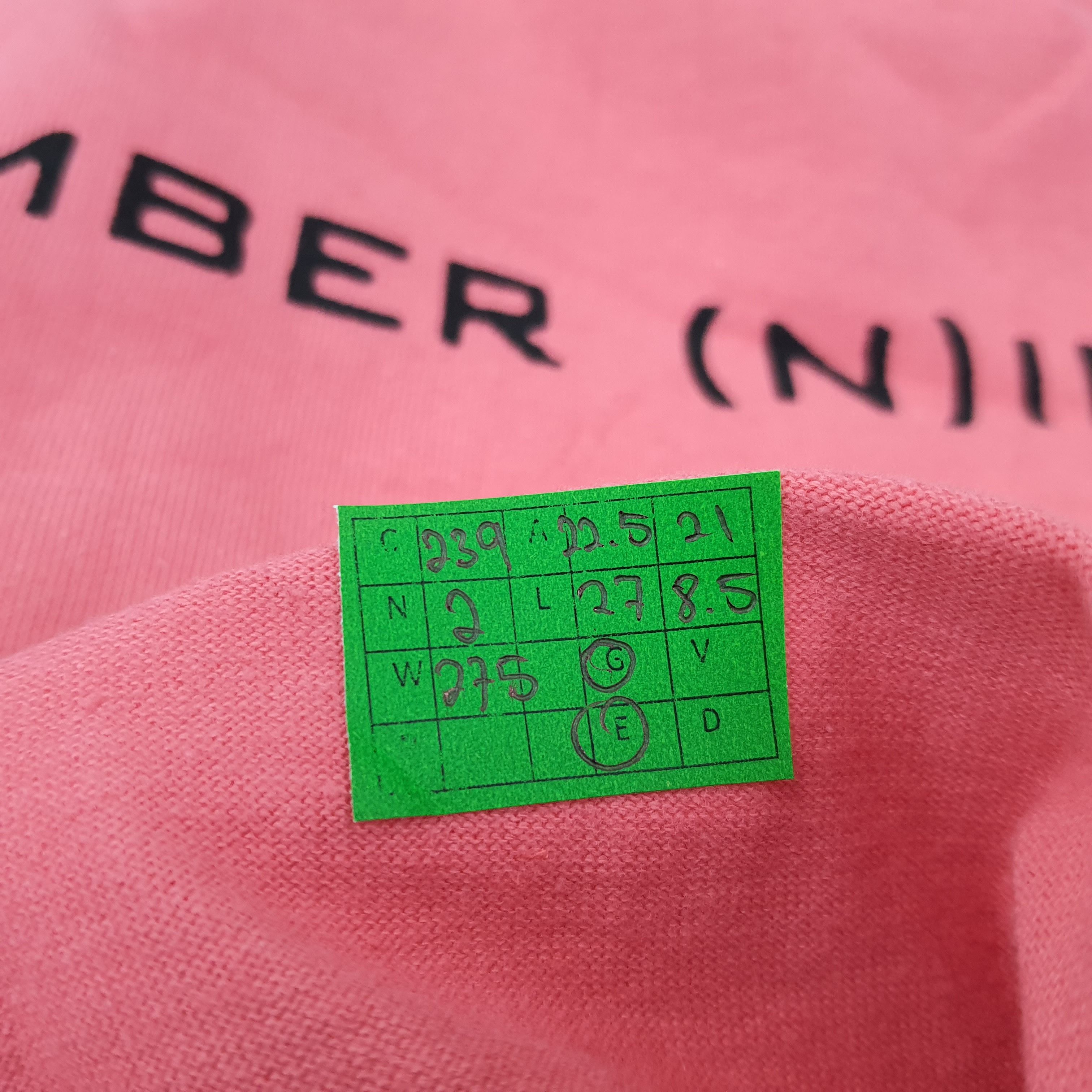 Number (N)ine Vintage Number Nine Studious Japan Streetwear Tshirt C239N2 Size US L / EU 52-54 / 3 - 8 Thumbnail