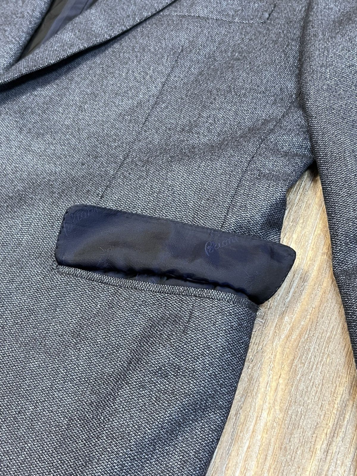 Brioni Brioni Parigi Two Buttons Blue Wool Blazer Jacket 52 Size 52S - 9 Thumbnail