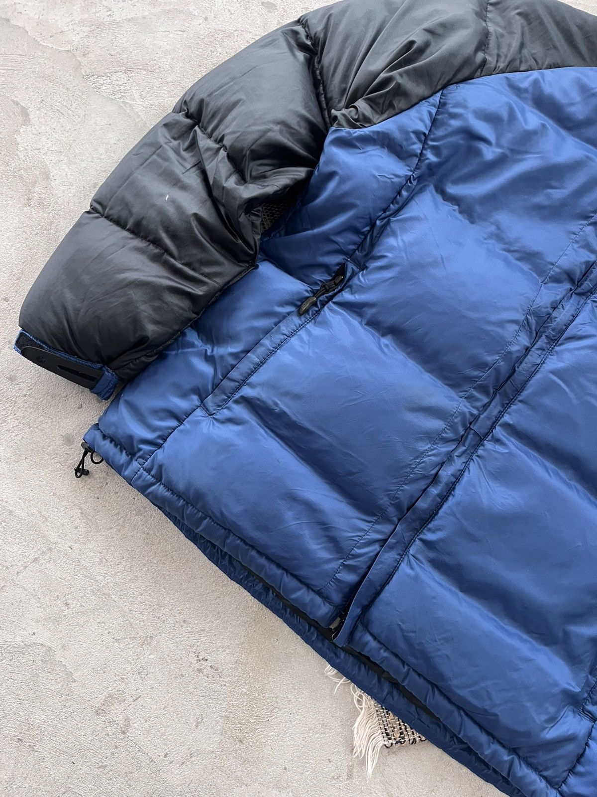 The North Face Vintage Millet Blue Black Outdoor Down Jacket Avantgarde Size US XL / EU 56 / 4 - 8 Thumbnail