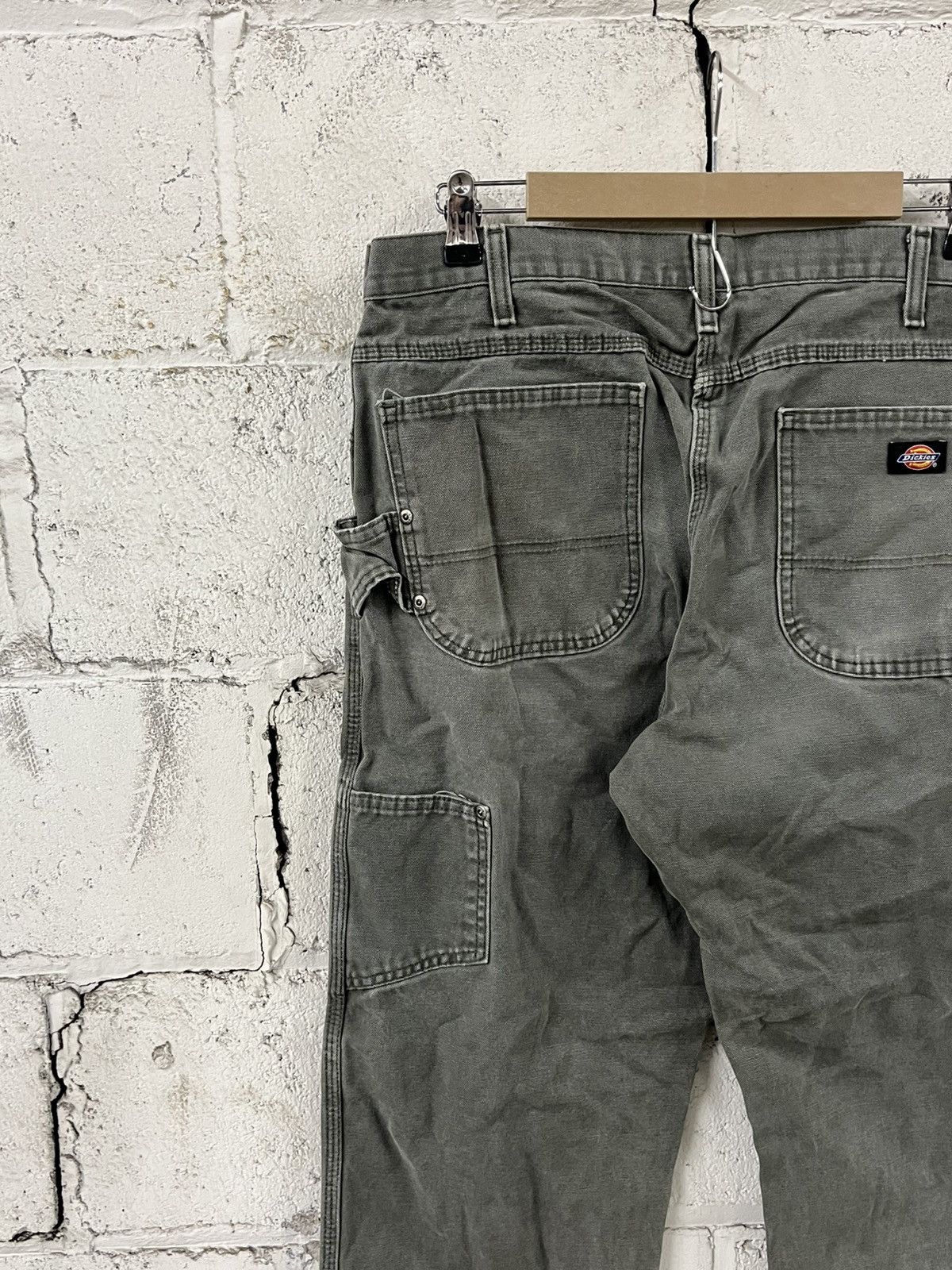 Carhartt Vintage dickies faded green carpenter cargo pants baggy Size US 36 / EU 52 - 4 Thumbnail