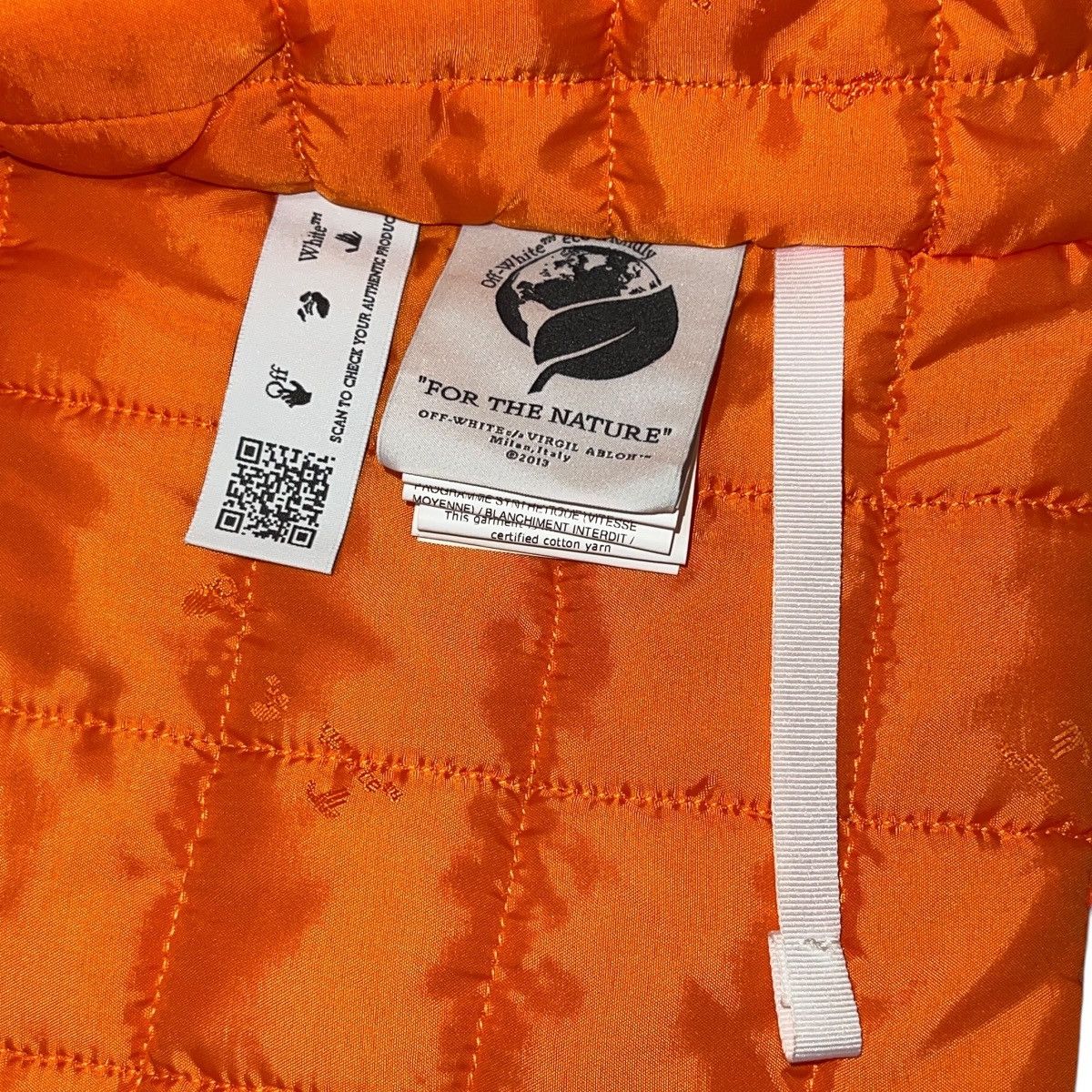 Off-White OFF-WHITE Virgil Abloh Flannel Hooded Padded Jacket Size US L / EU 52-54 / 3 - 7 Thumbnail