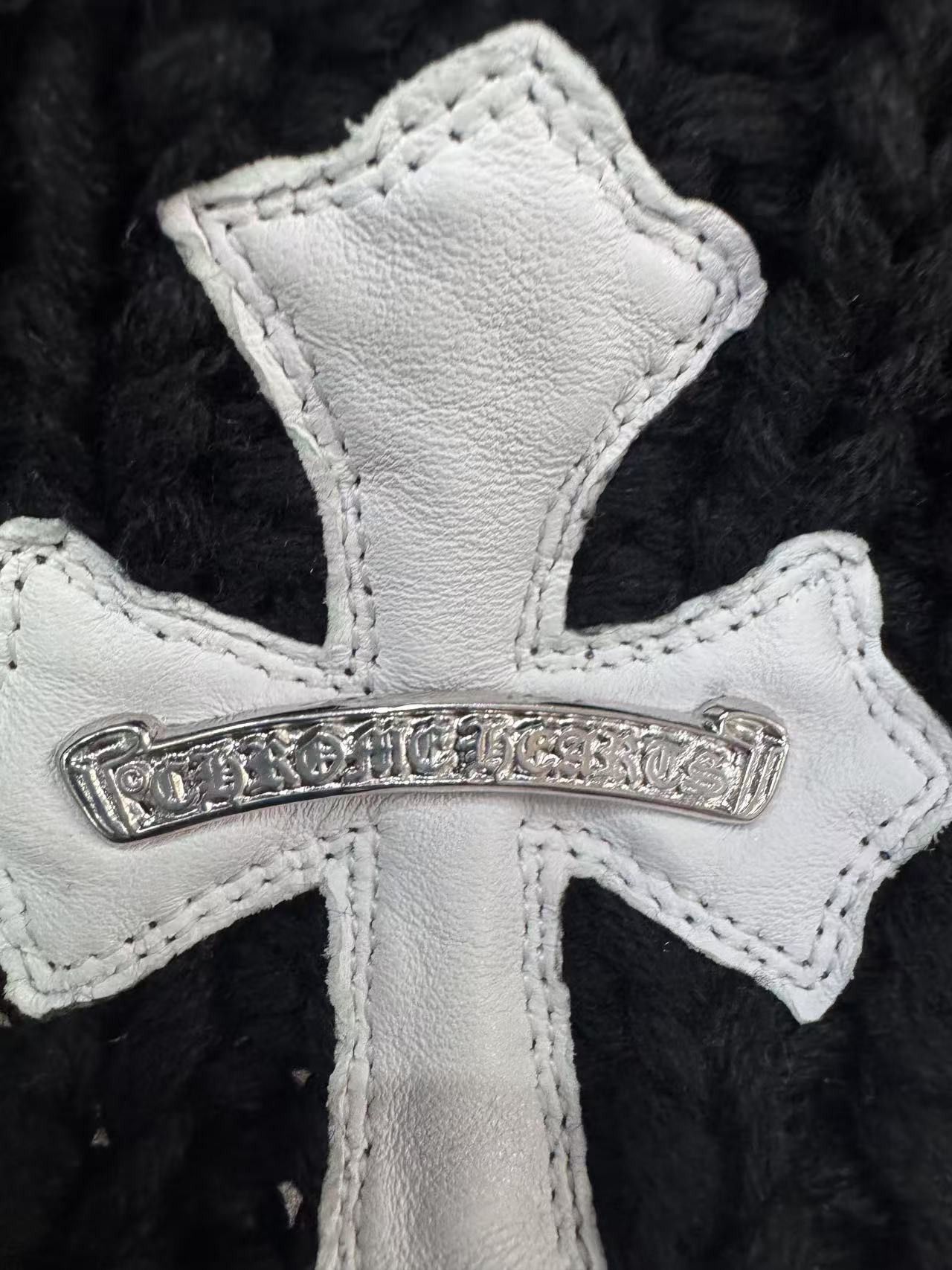 Chrome Hearts Chrome Hearts Cashmere Cross Patch Sweater Size US L / EU 52-54 / 3 - 4 Thumbnail