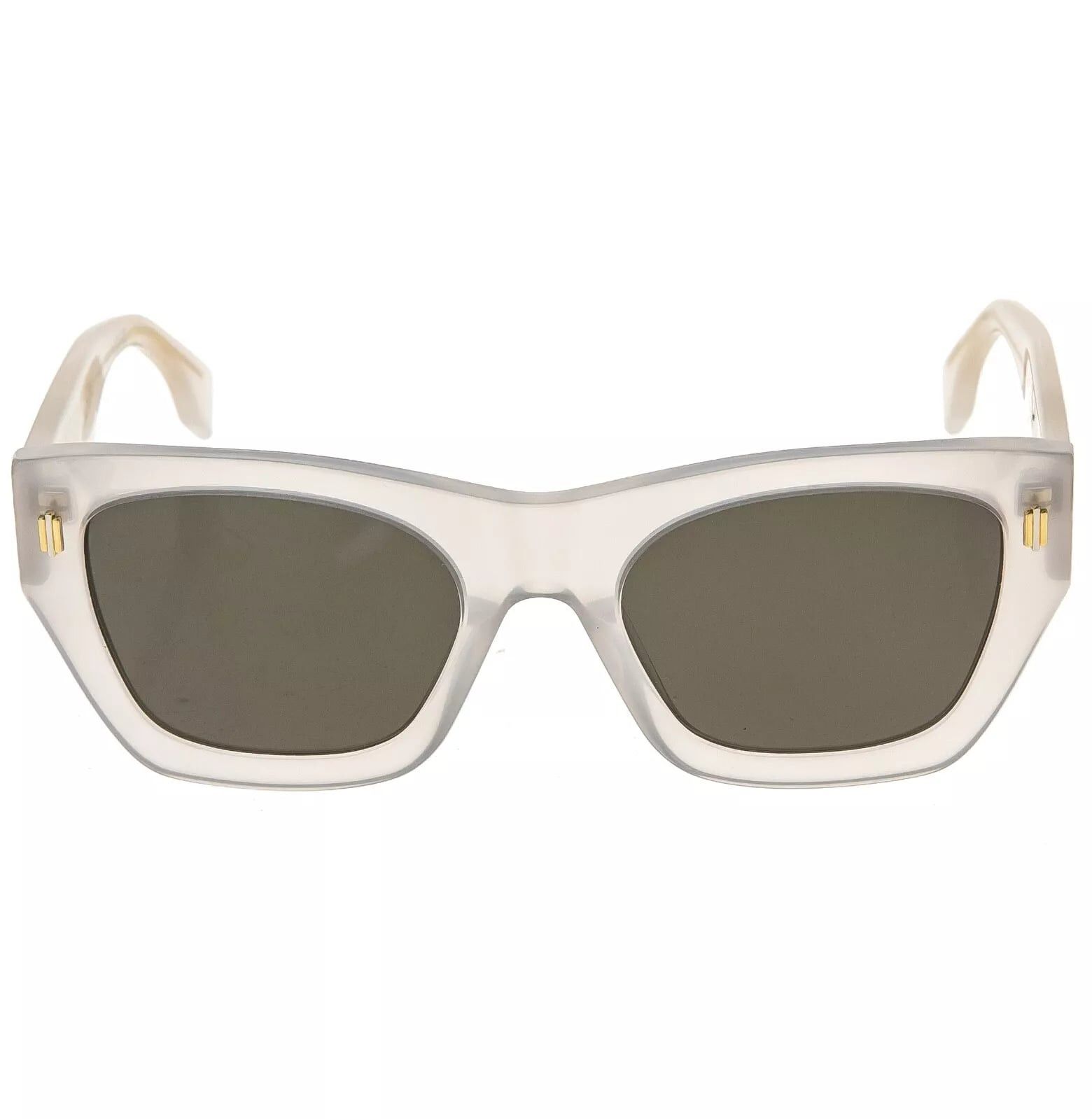 Fendi FENDI ROMA 40100 White Pearl Fashion Sunglasses FE40100I Size ONE SIZE - 10 Thumbnail