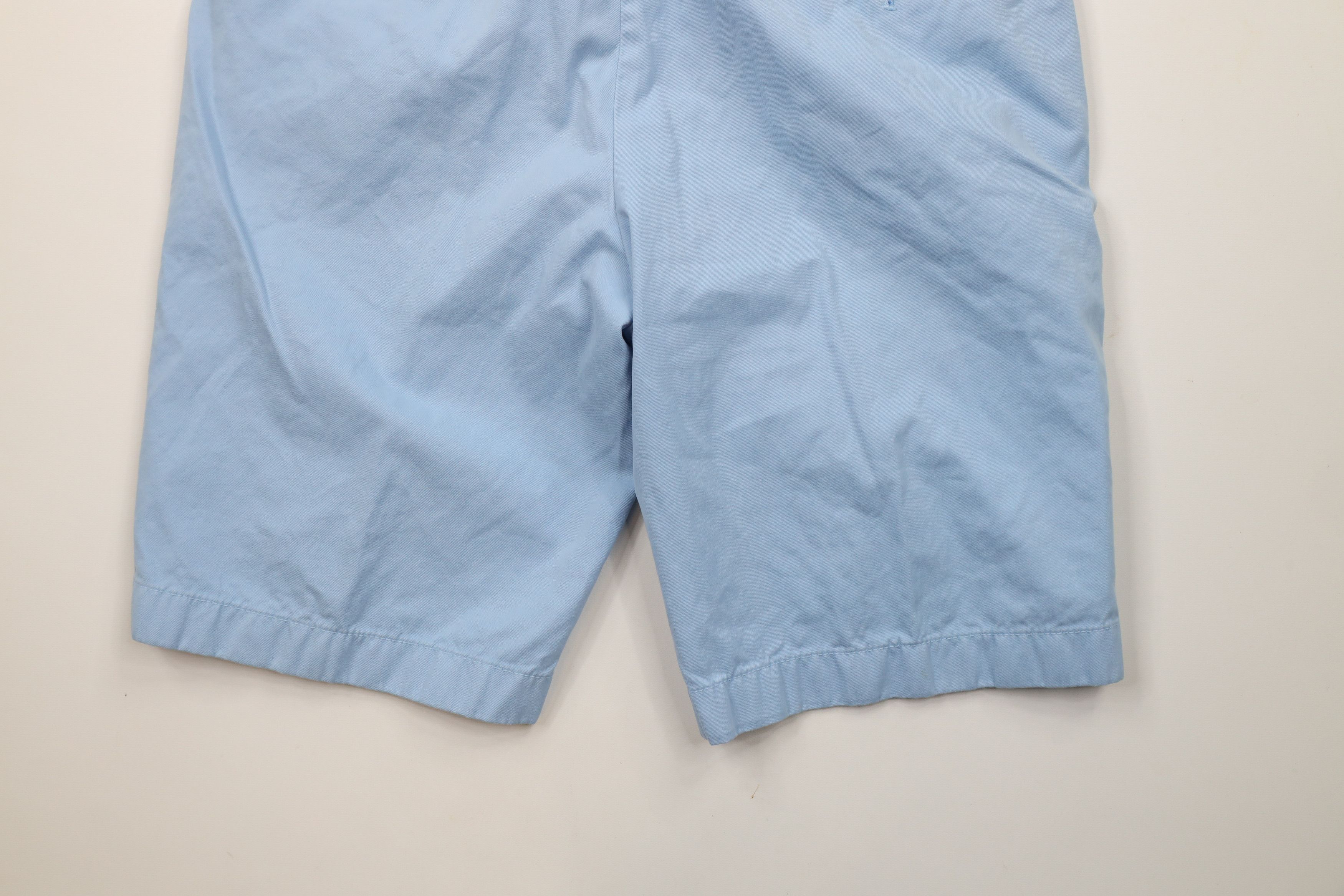 Brooks Brothers × Vintage Vintage Brooks Brothers Bermuda Chino Shorts Carolina Blue Size US 34 / EU 50 - 11 Thumbnail