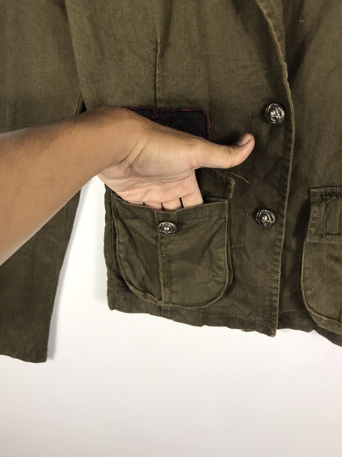 Japanese Brand 🔥Nice Design Corleone Destressed Style Button Jacket Size XS / US 0-2 / IT 36-38 - 8 Thumbnail