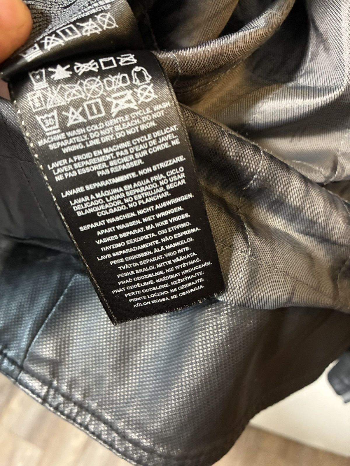 Guess Guess Textured zipper leather pleather jacket moto biker Size US L / EU 52-54 / 3 - 8 Thumbnail