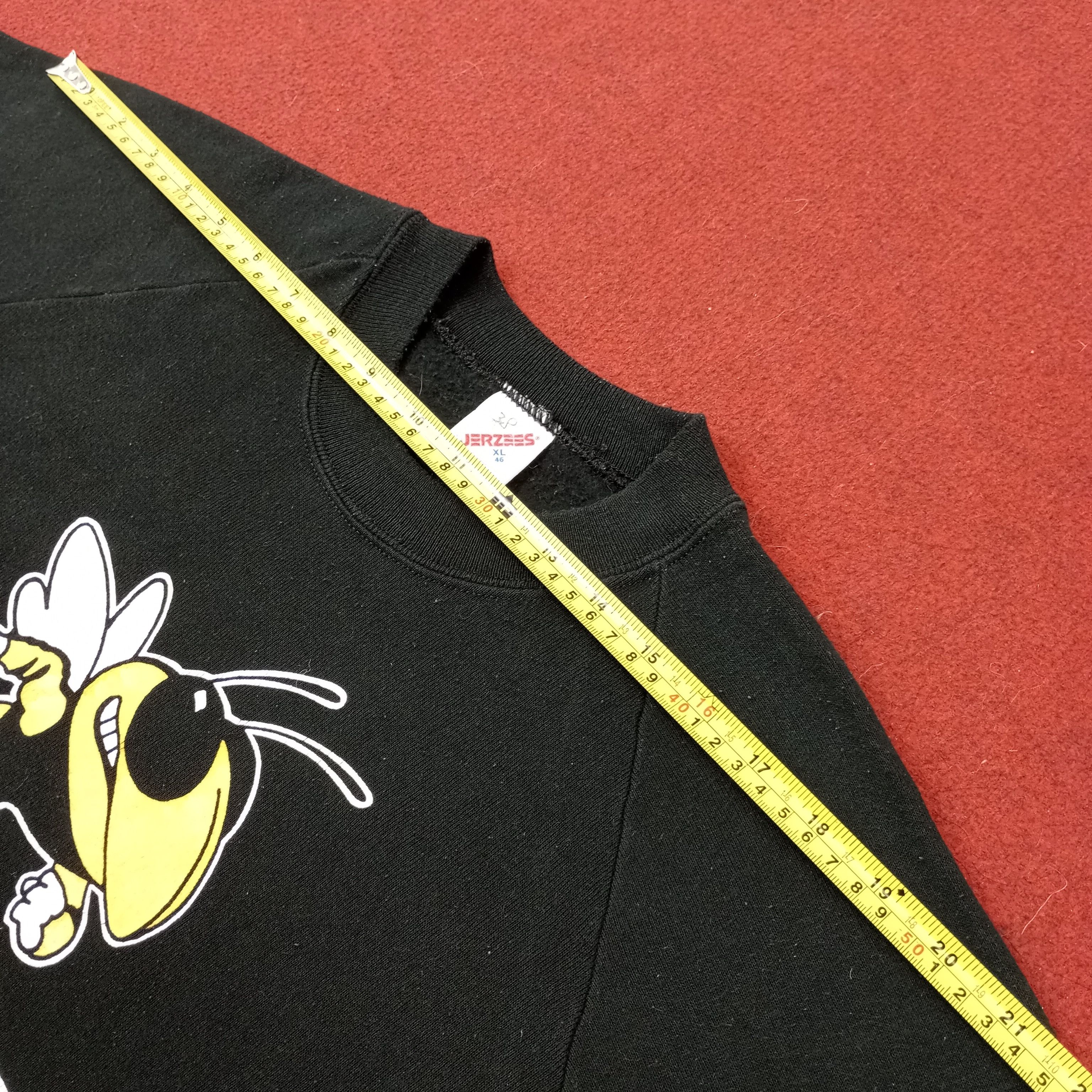 Vintage Oxford Yellow Jackets University Football Sweatshirt c227n6 Size US M / EU 48-50 / 2 - 7 Thumbnail