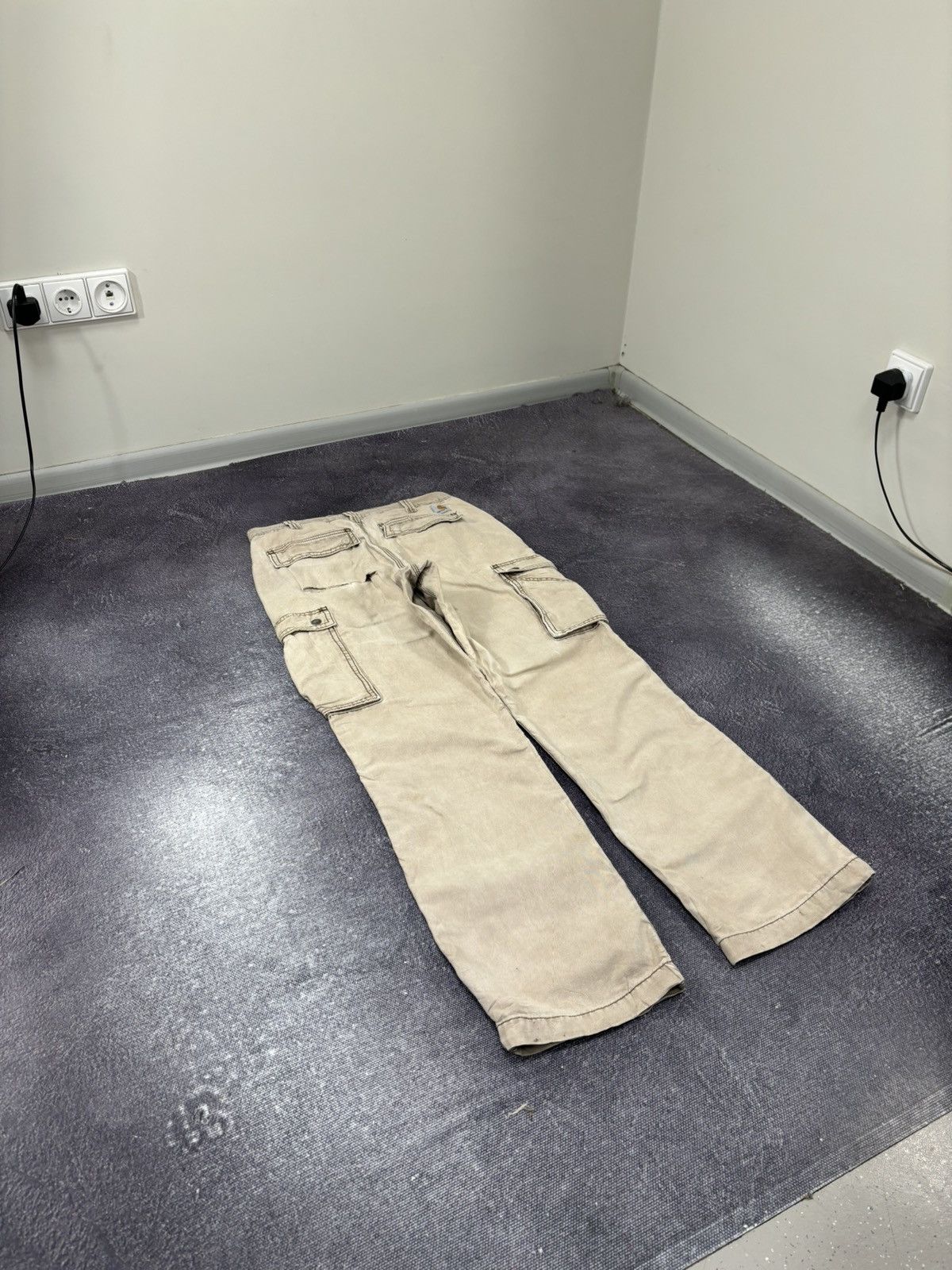 Carhartt Vintage Carhartt Y2K Faded USA Work Hype Cargo Pants Size US 32 / EU 48 - 3 Thumbnail