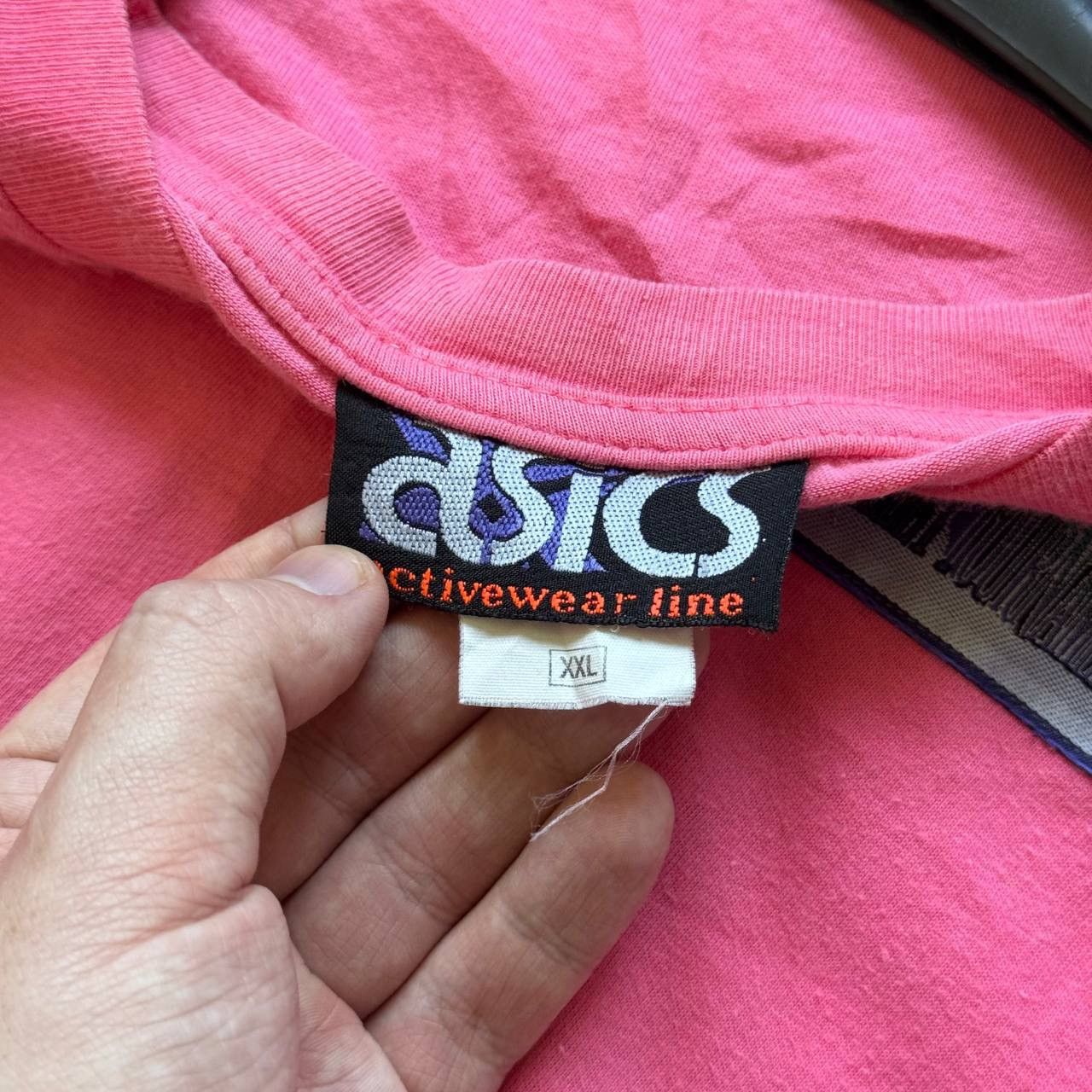 Asics Japanese Sportswear Asics Walkiki Pink Vintage Tee Size US XXL / EU 58 / 5 - 6 Thumbnail