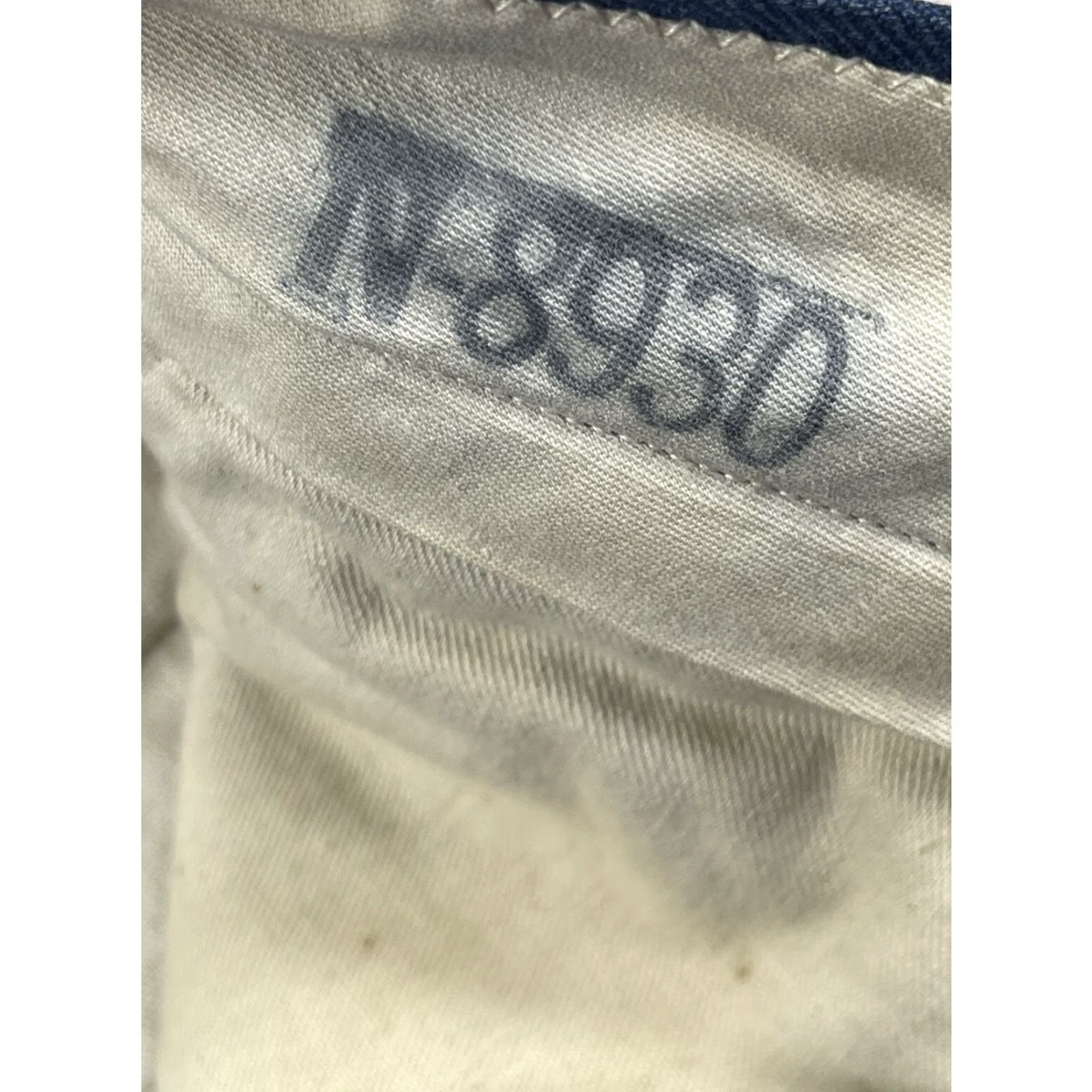 Denime VINTAGE Military Pants Blue Denim 34x31 USA 90s Rare Pockets Zip Fly Mens Size US 34 / EU 50 - 3 Thumbnail