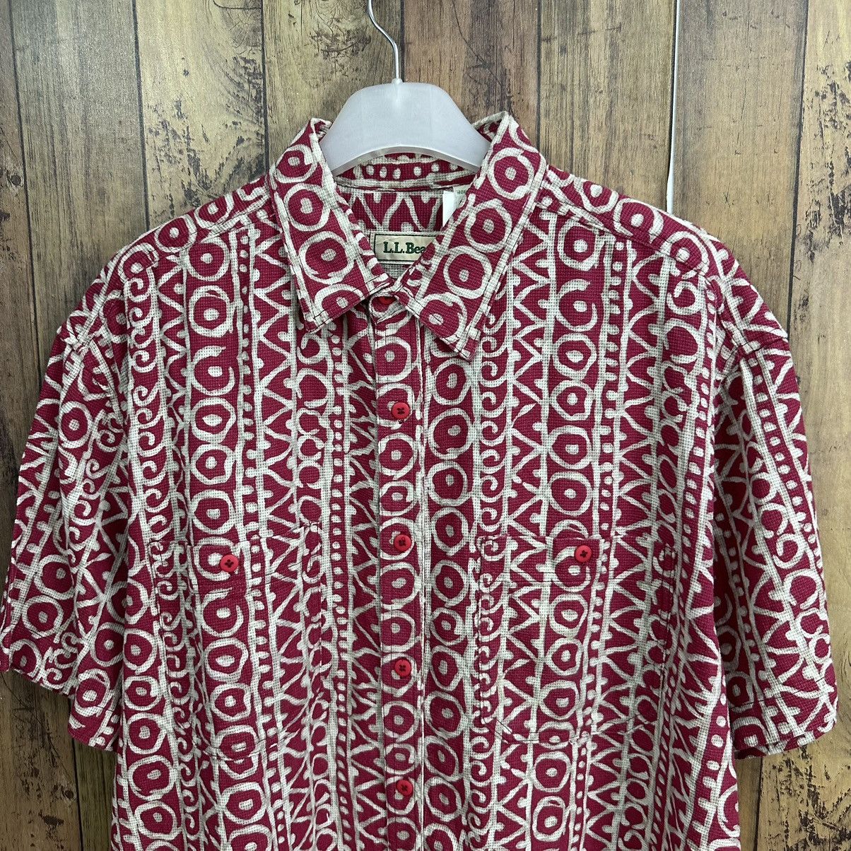 L.L. Bean Vintage 90s LL Bean Baggy Art Button Shirt A795 Size US L / EU 52-54 / 3 - 2 Thumbnail