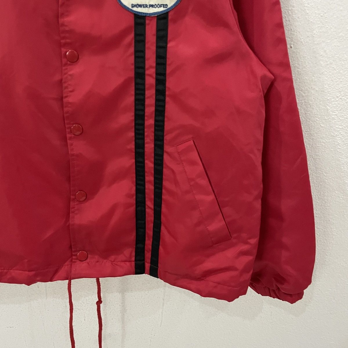 American Apparel Vintage 70s Ring Clothes Bowling Coach Jacket Size US M / EU 48-50 / 2 - 2 Thumbnail