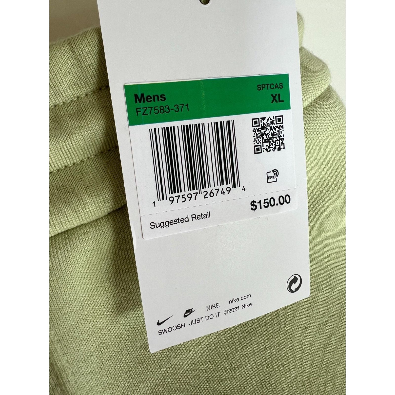 Nike Nike Tech Fleece Sweatpants Olive Aura FZ7583-371 Men's XL Size US 38 / EU 54 - 18 Thumbnail