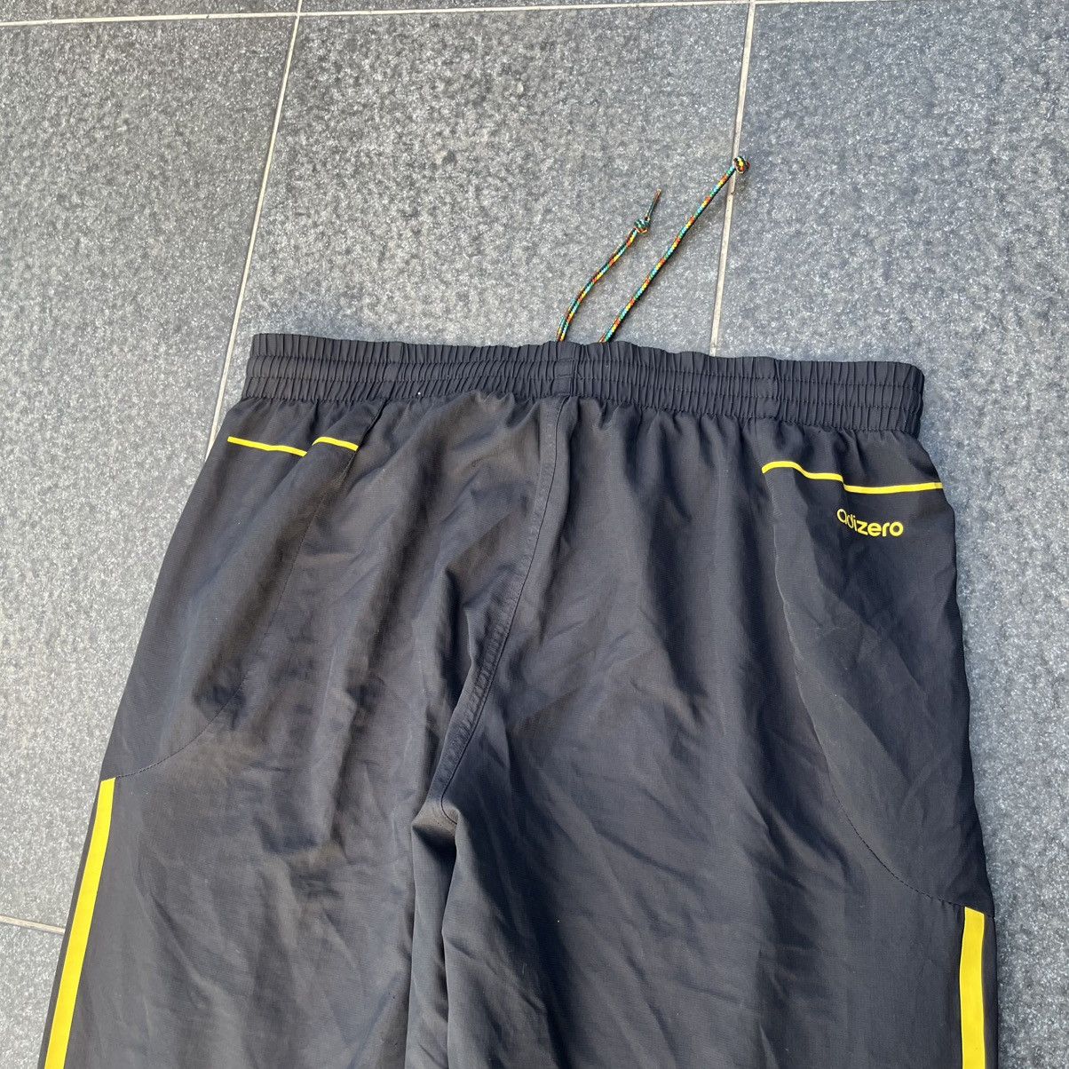 Adidas Adidas F50 Black Yellow Zipper Trackpant Size US 33 - 11 Thumbnail