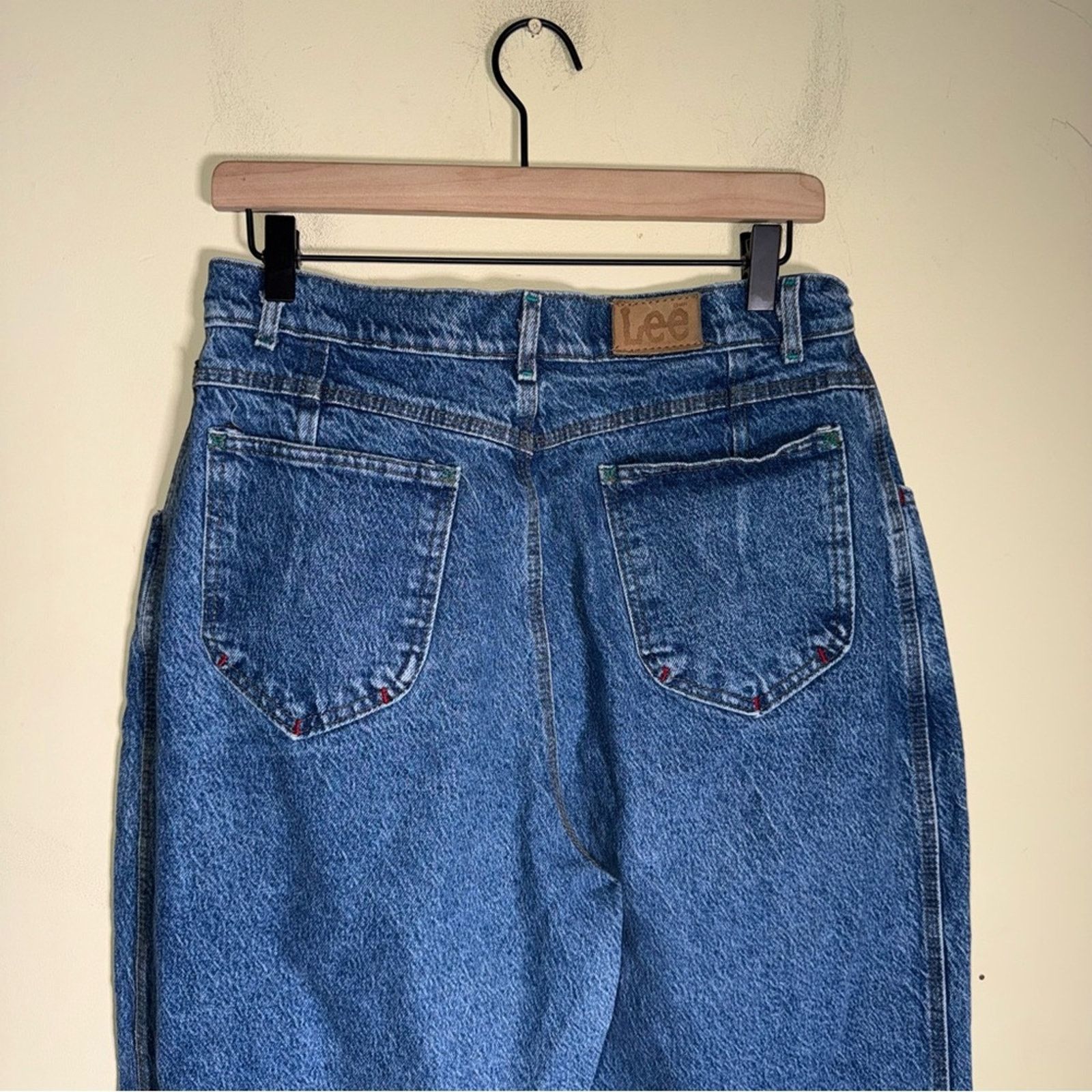 Lee VINTAGE LEE high waisted barrel grunge mom denim jeans 16 Size 38" / US 16 / IT 52 - 6 Thumbnail