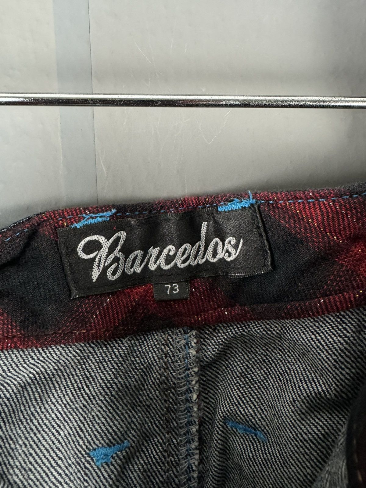 Japanese Brand JAPANESE DESIGN DOUBLE WAIST CURVED PUNK STYLE DENIM JEANS Size US 29 - 13 Thumbnail