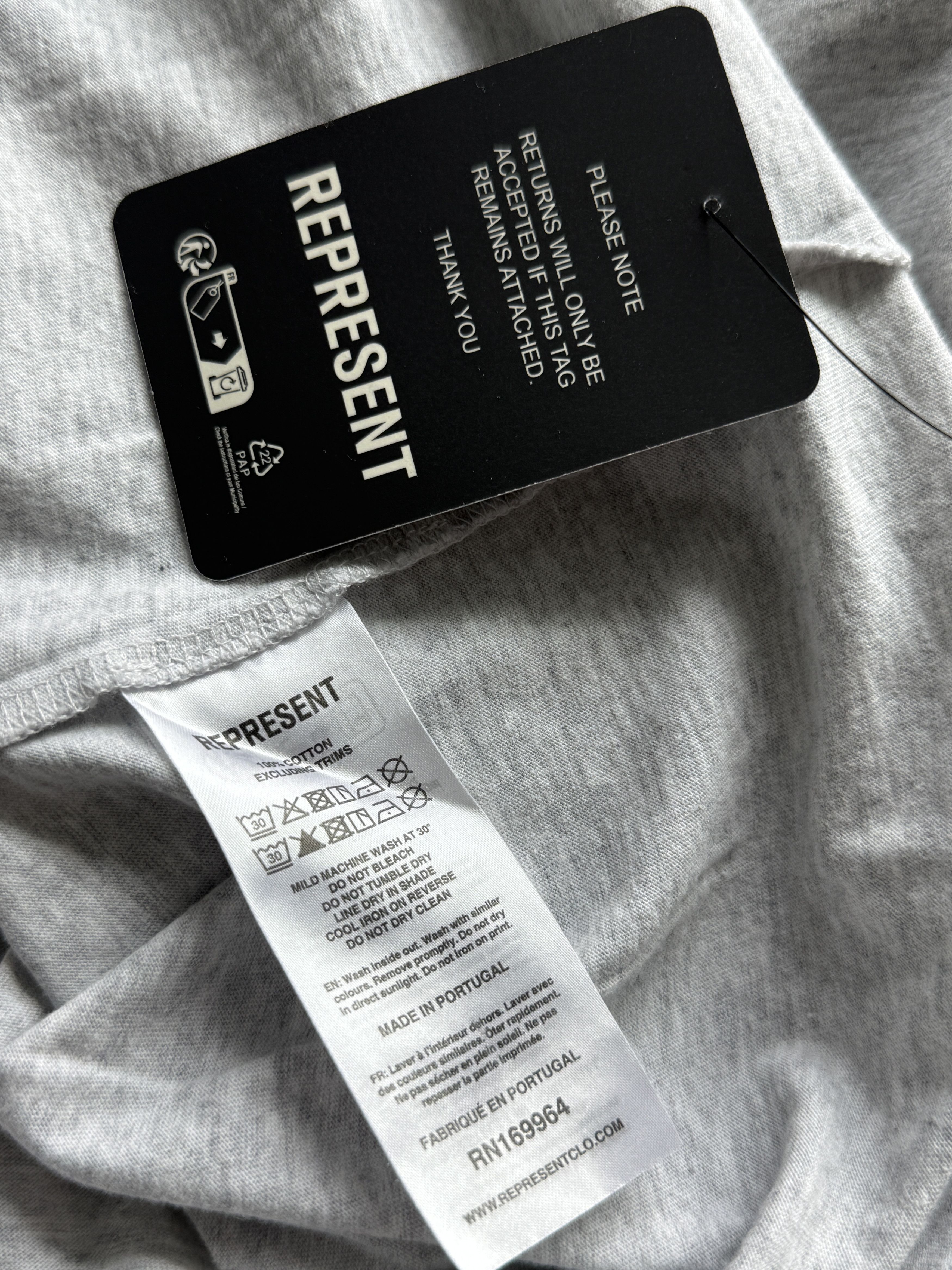 Represent Clo. Initial Boxy T-Shirt Size US XS / EU 42 / 0 - 6 Thumbnail