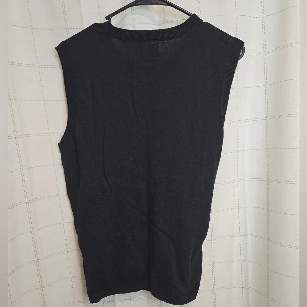 Asos ASOS Black Sleeveless Sweater Shell Size S / US 4 / IT 40 - 4 Thumbnail