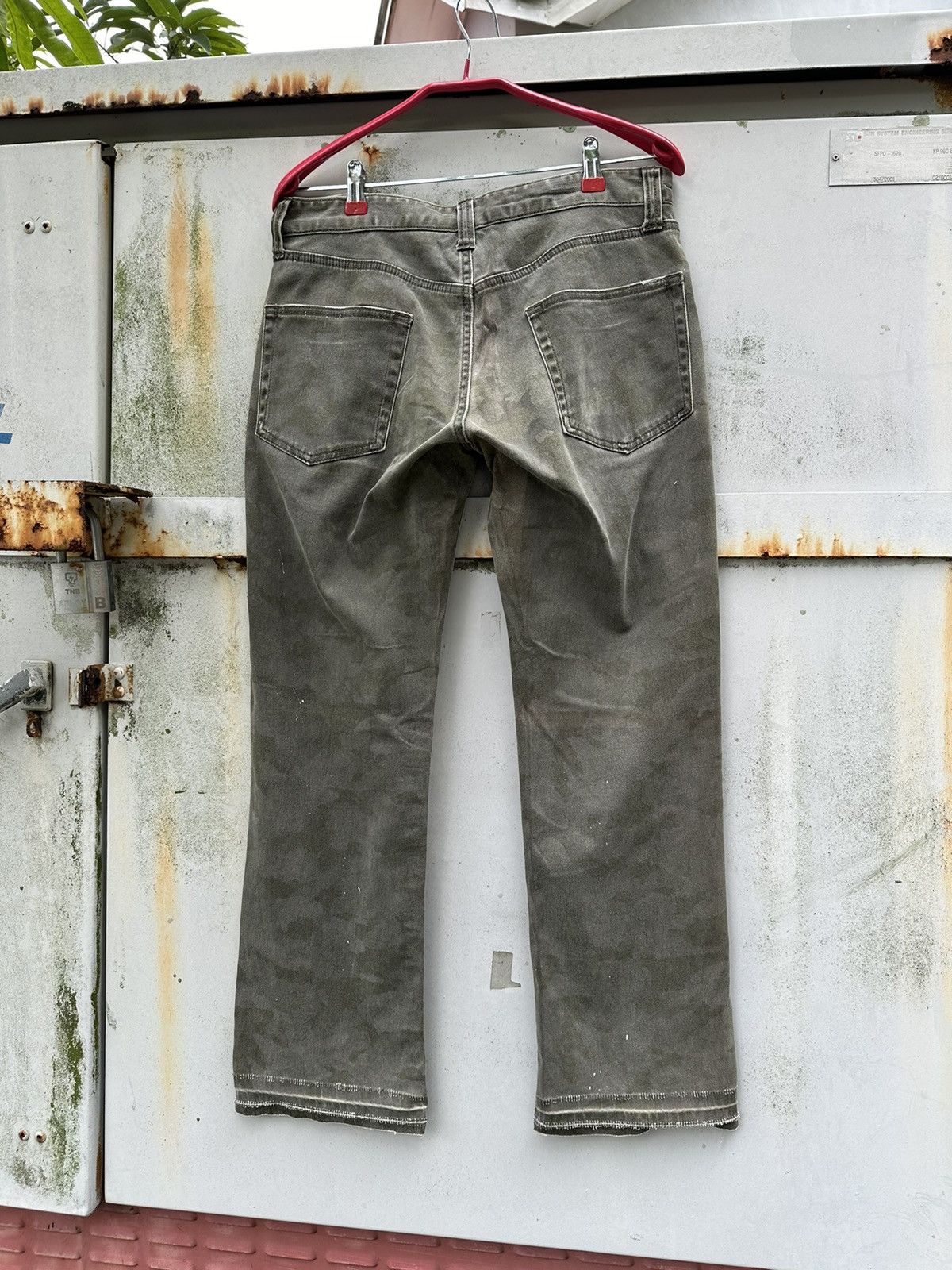 Vintage 👹Vintage THRASHED Carters Camo Jeans Size US 30 / EU 46 - 4 Thumbnail