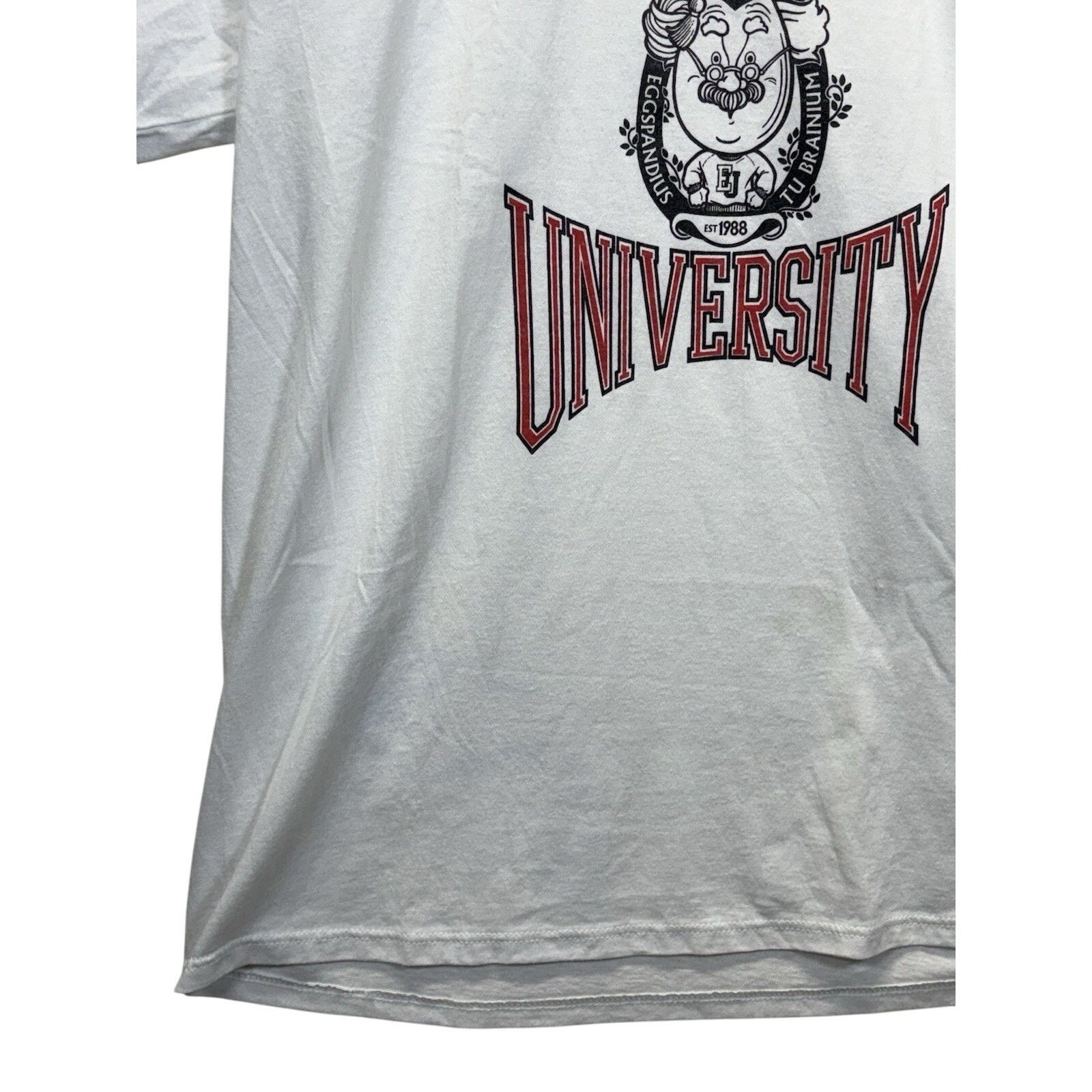 Jerzees Vintage Egghead University XXL T-shirt Single Stitch Sleeve Size US XXL / EU 58 / 5 - 10 Thumbnail