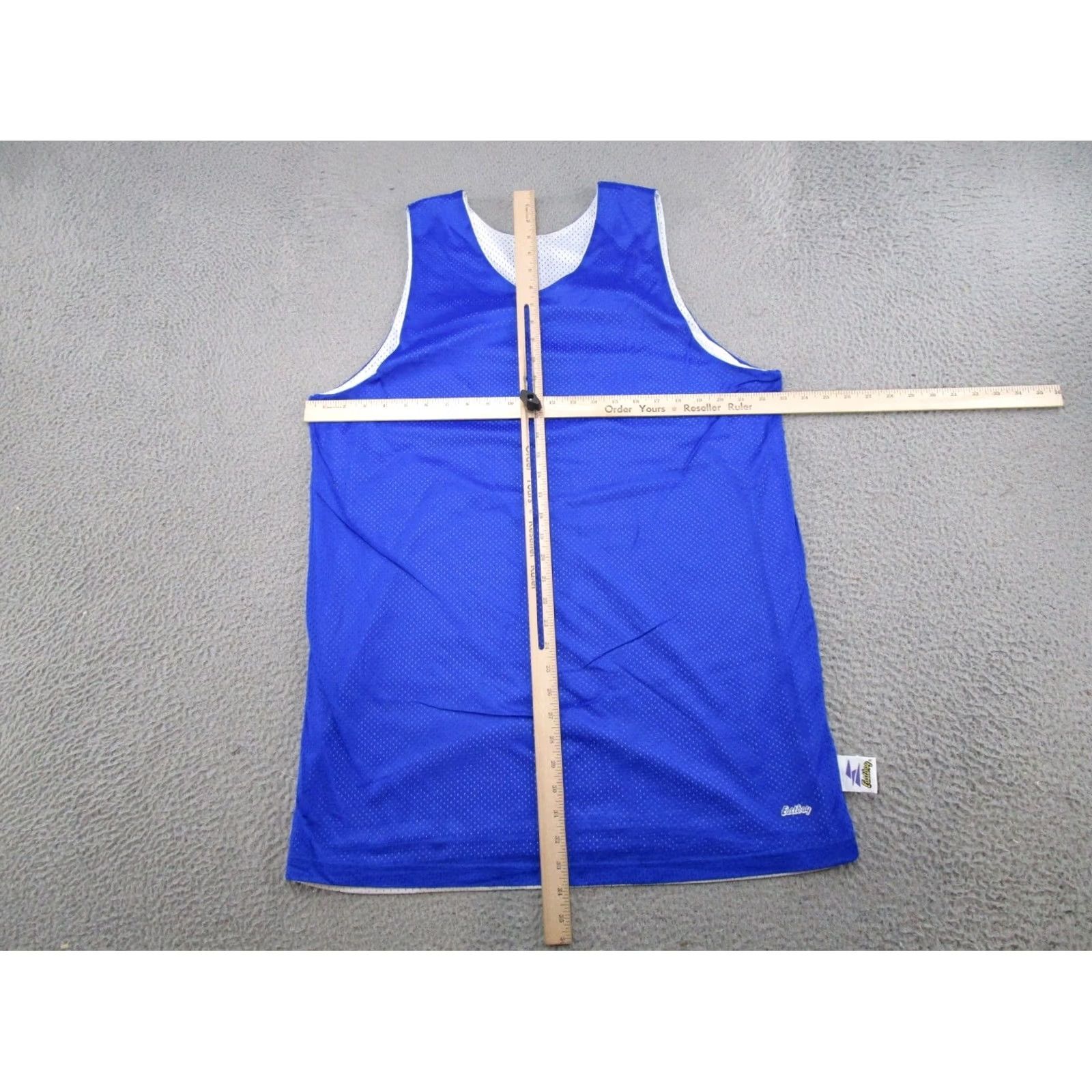 Vintage VINTAGE Eastbay Jersey Sleeveless Reversible Men’s XL Blue Tank Sports Athletic Basketball Gym & Training Size US XL / EU 56 / 4 - 4 Thumbnail