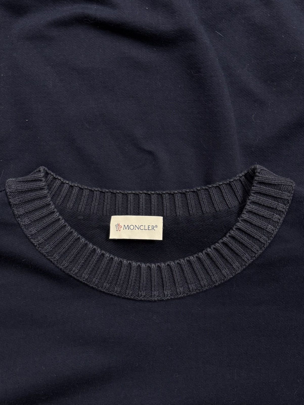 Moncler Moncler Maglia Girocollo Cotton Logo Oversize Sweatshirt Size M / US 6-8 / IT 42-44 - 11 Thumbnail