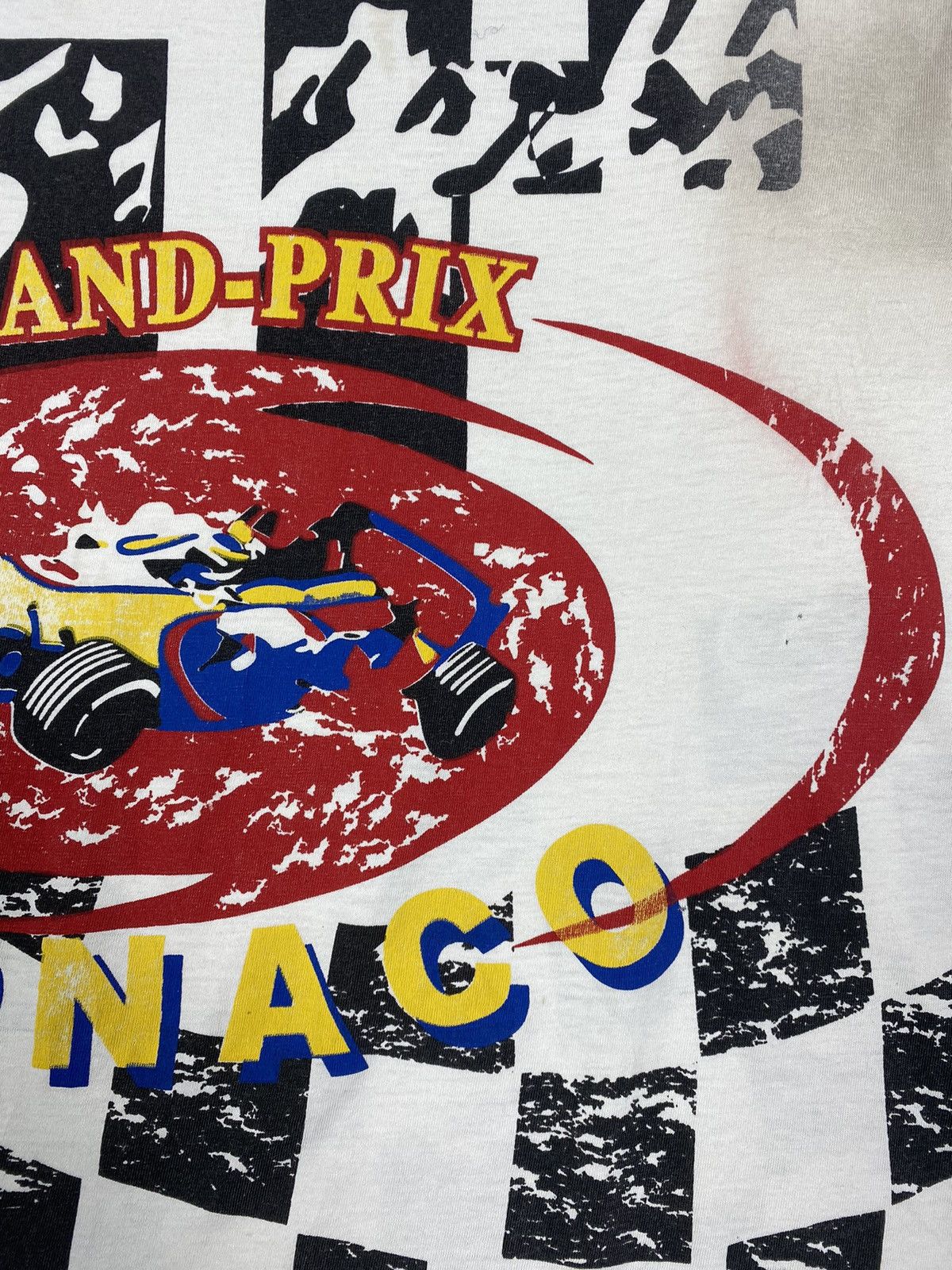 Vintage Vintage 90s Monaco Grand Prix AOP Racing Tee Size US XL / EU 56 / 4 - 8 Thumbnail