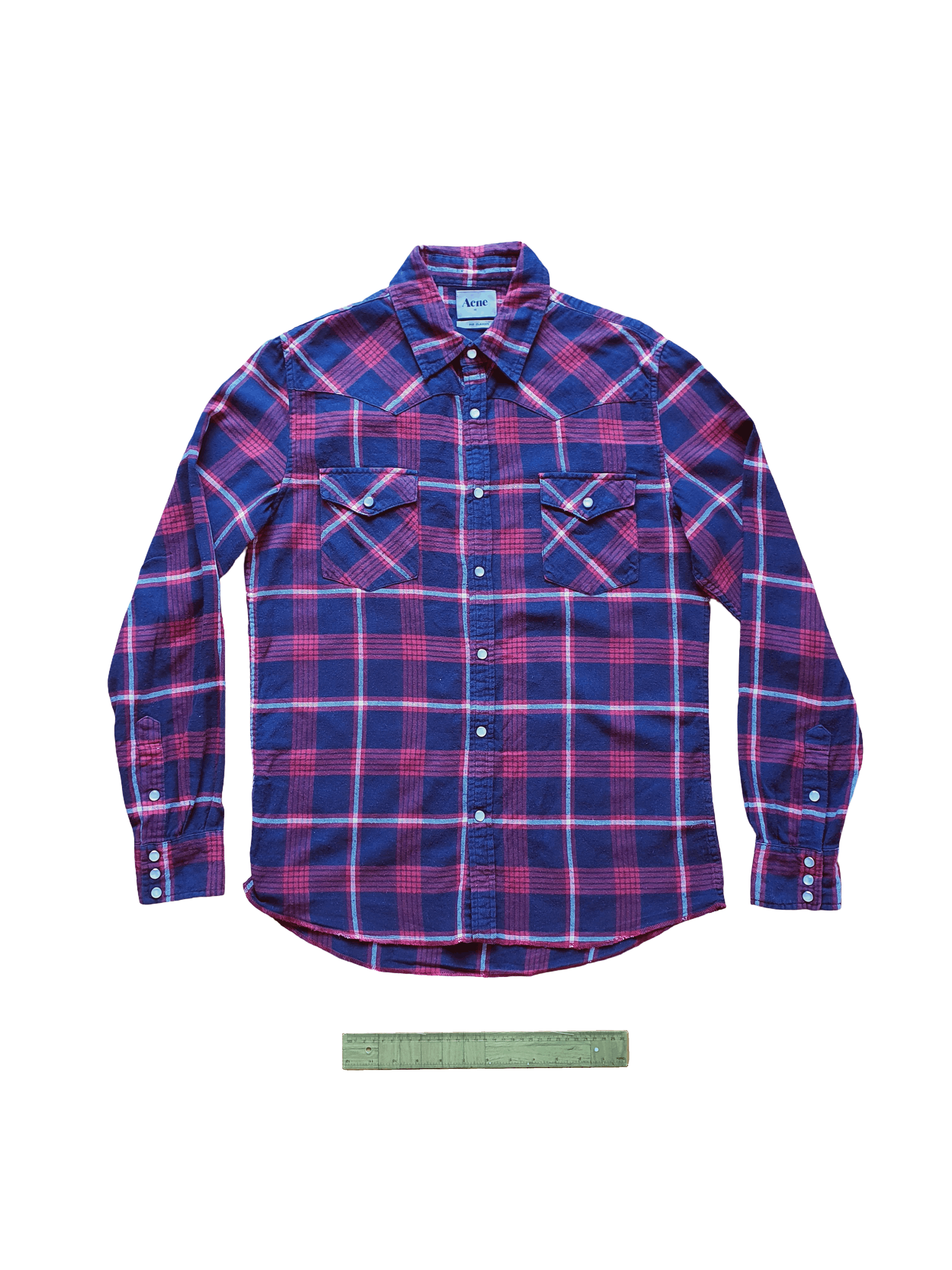 Acne Studios POP CLASSICS - Flannel Shirt - Western AW 10 Size US M / EU 48-50 / 2 - 1 Thumbnail