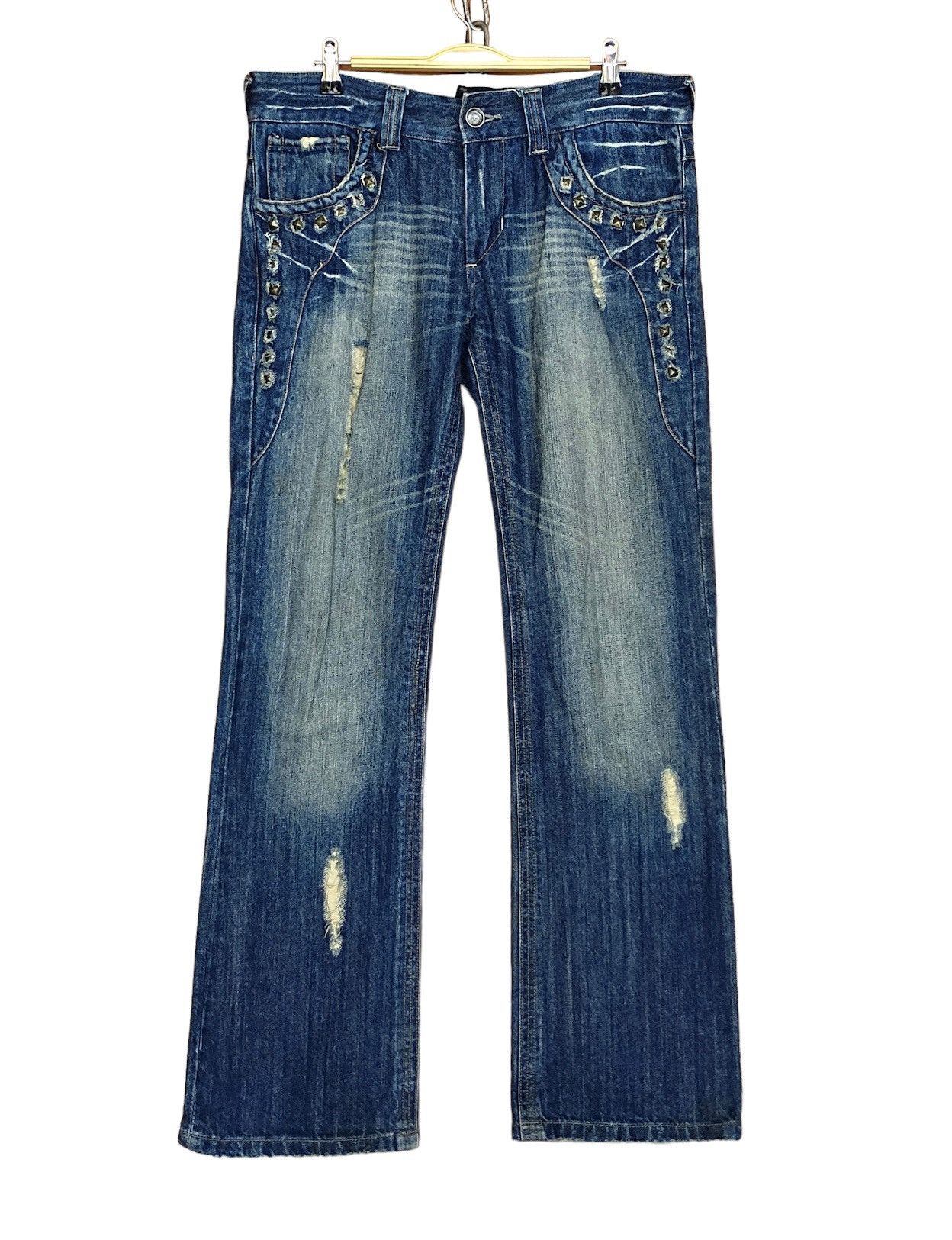 Undercover Flared Jeans Gold Rush Spark Flared Denim Jeans Size US 32 / EU 48 - 1 Thumbnail