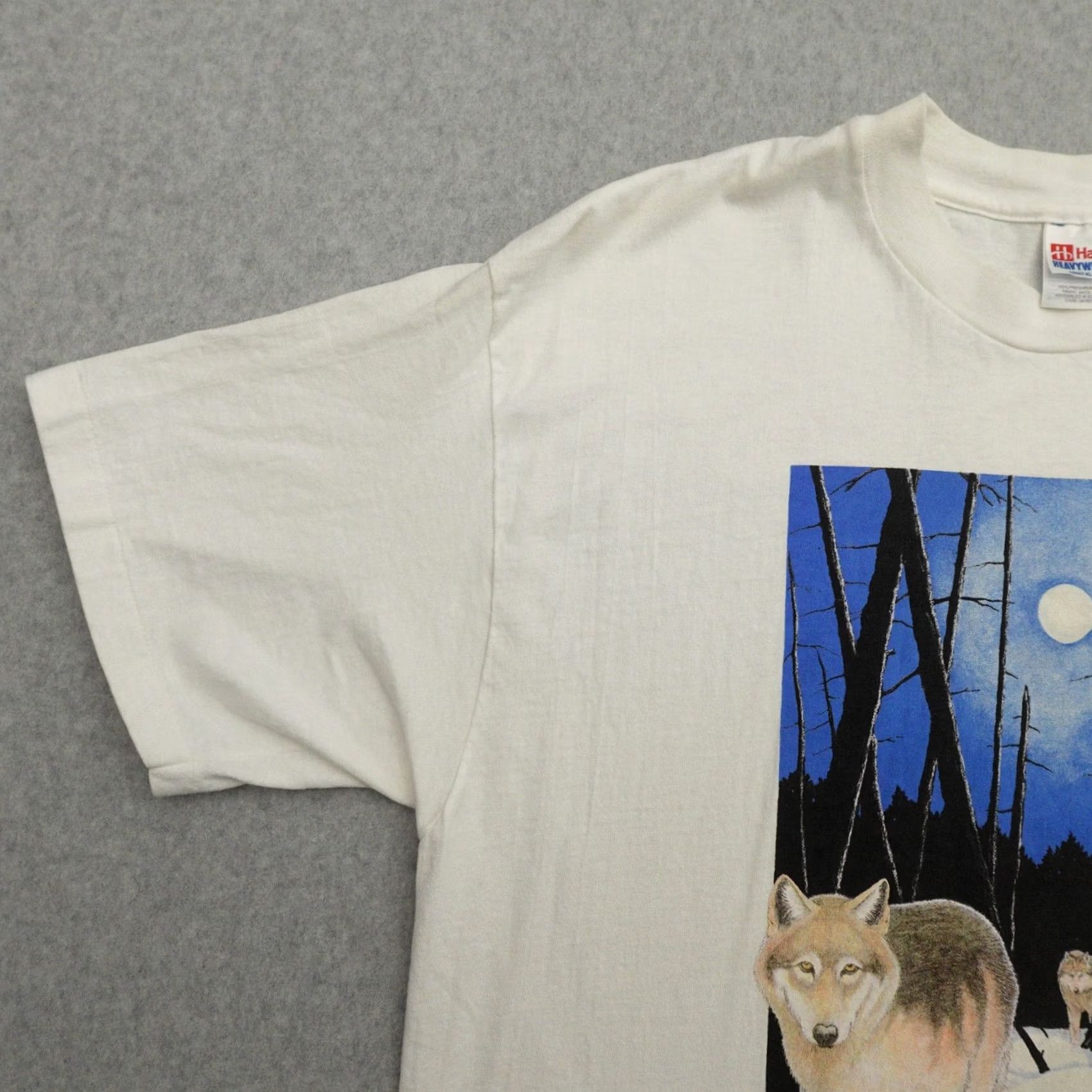 Hanes HANES VTG 90s T-Shirt Adult XL White Size US XL / EU 56 / 4 - 4 Thumbnail