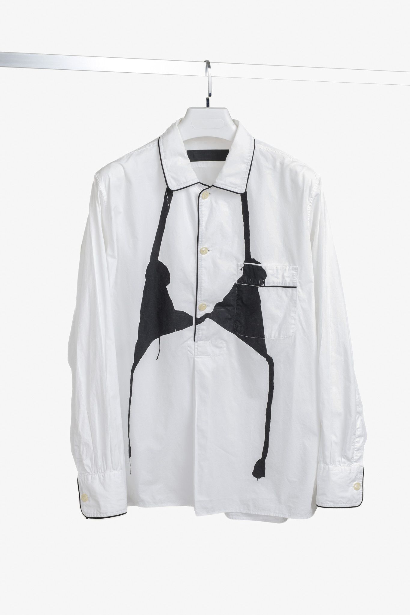 Random Identities Random Identities White Rorschach Inkblot Bikini Shirt Size L / US 10 / IT 46 - 1 Thumbnail