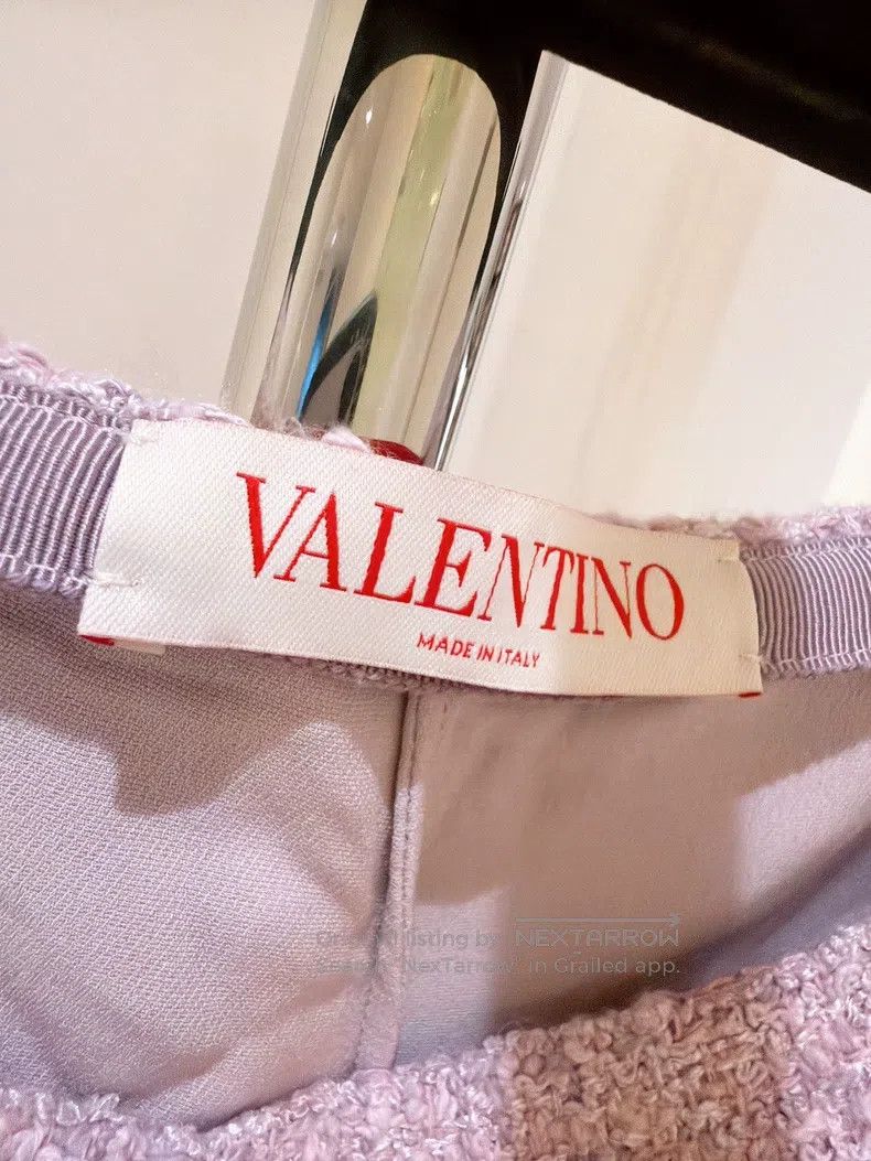 Valentino Valentino Pink purple tweed skirt Size S / US 4 / IT 40 - 7 Thumbnail