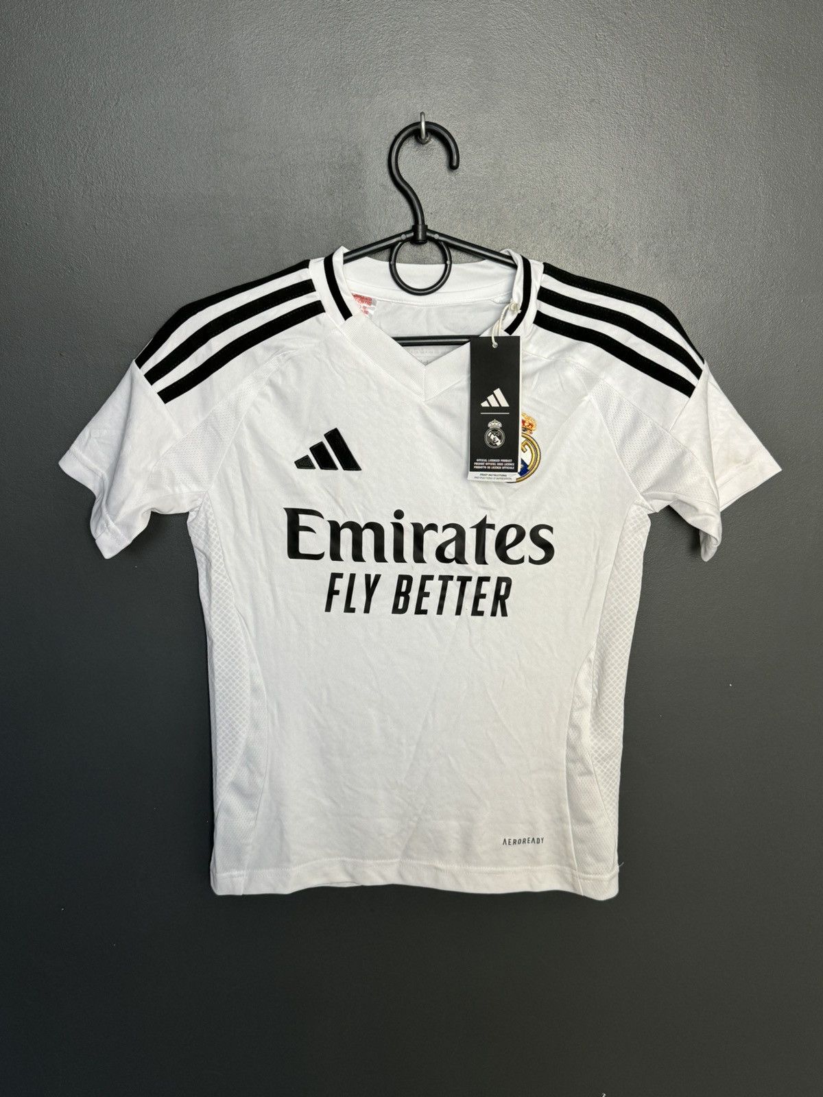 Adidas KIDS New Real Madrid 24/25 Home Mbappe Football Jersey Size US XS / EU 42 / 0 - 2 Thumbnail