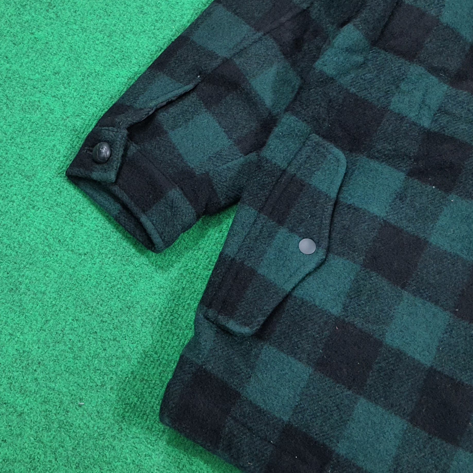Issey Miyake Issey Miyake Design Studio Buffalo Plaid Wool Jacket Size US L / EU 52-54 / 3 - 4 Thumbnail