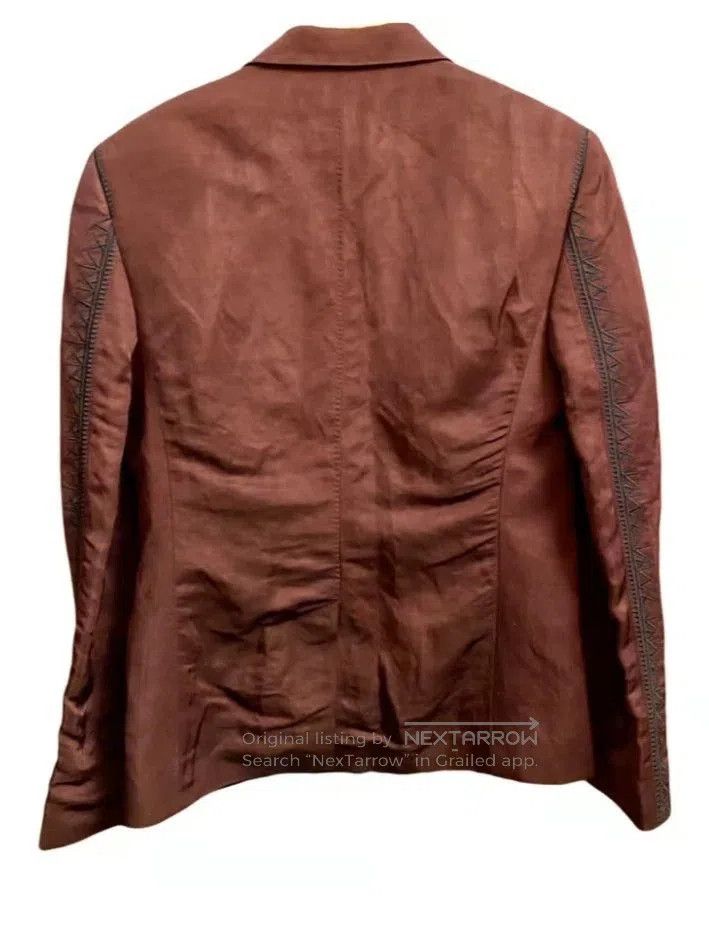 Haider Ackermann Haider Ackermann Embroidered Linen Blazer. Size US M / EU 48-50 / 2 - 3 Thumbnail