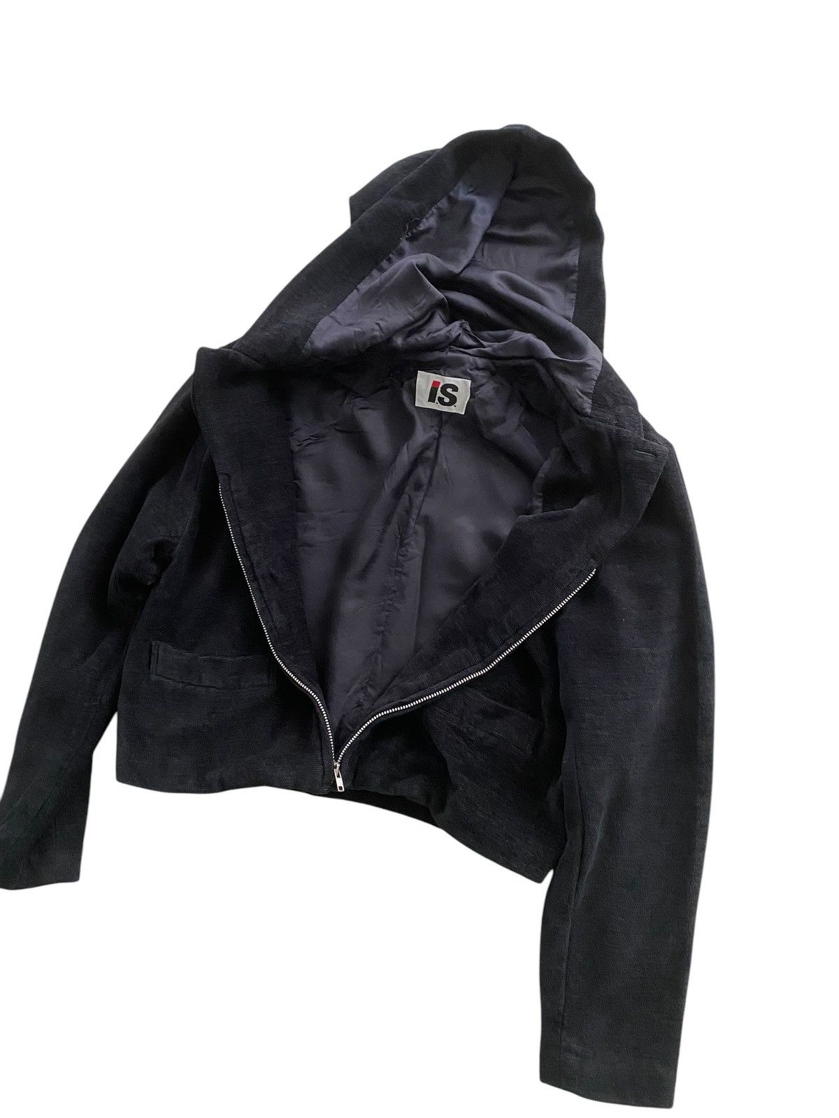 Issey Miyake × Vintage Vintage Issey Miyake crooped Hoodie zipper punk designer Size US M / EU 48-50 / 2 - 5 Thumbnail