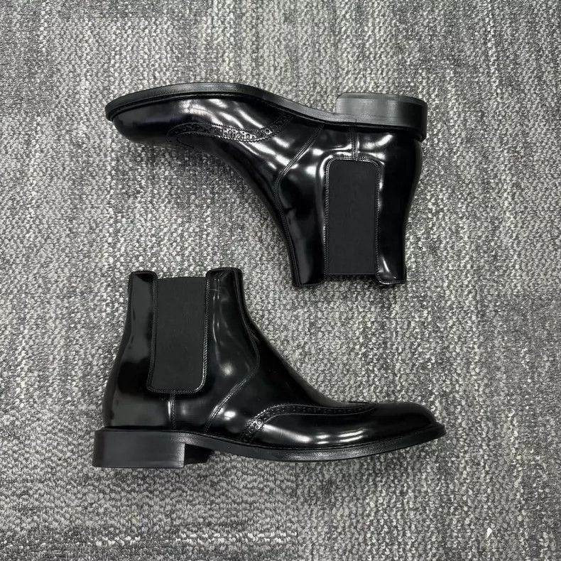 Saint Laurent Paris Saint Laurent Chelsea Boots in Black Color-2507 Size US 10 / EU 43 - 1 Thumbnail