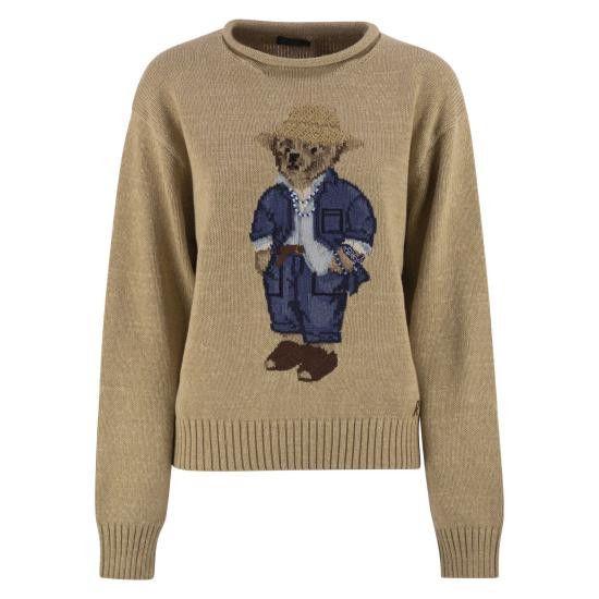 Polo Ralph Lauren POLO RALPH LAUREN Women Sweater 211959272 BEIGE Size M / US 6-8 / IT 42-44 - 1 Thumbnail