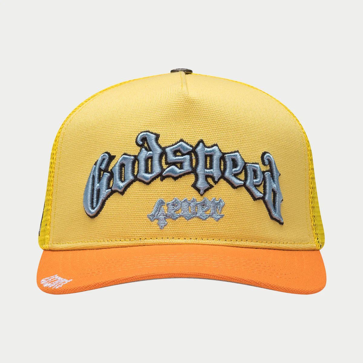 Godspeed Godspeed 'Forever BOOM' Yellow & Orange Trucker Hat Size ONE SIZE - 1 Preview