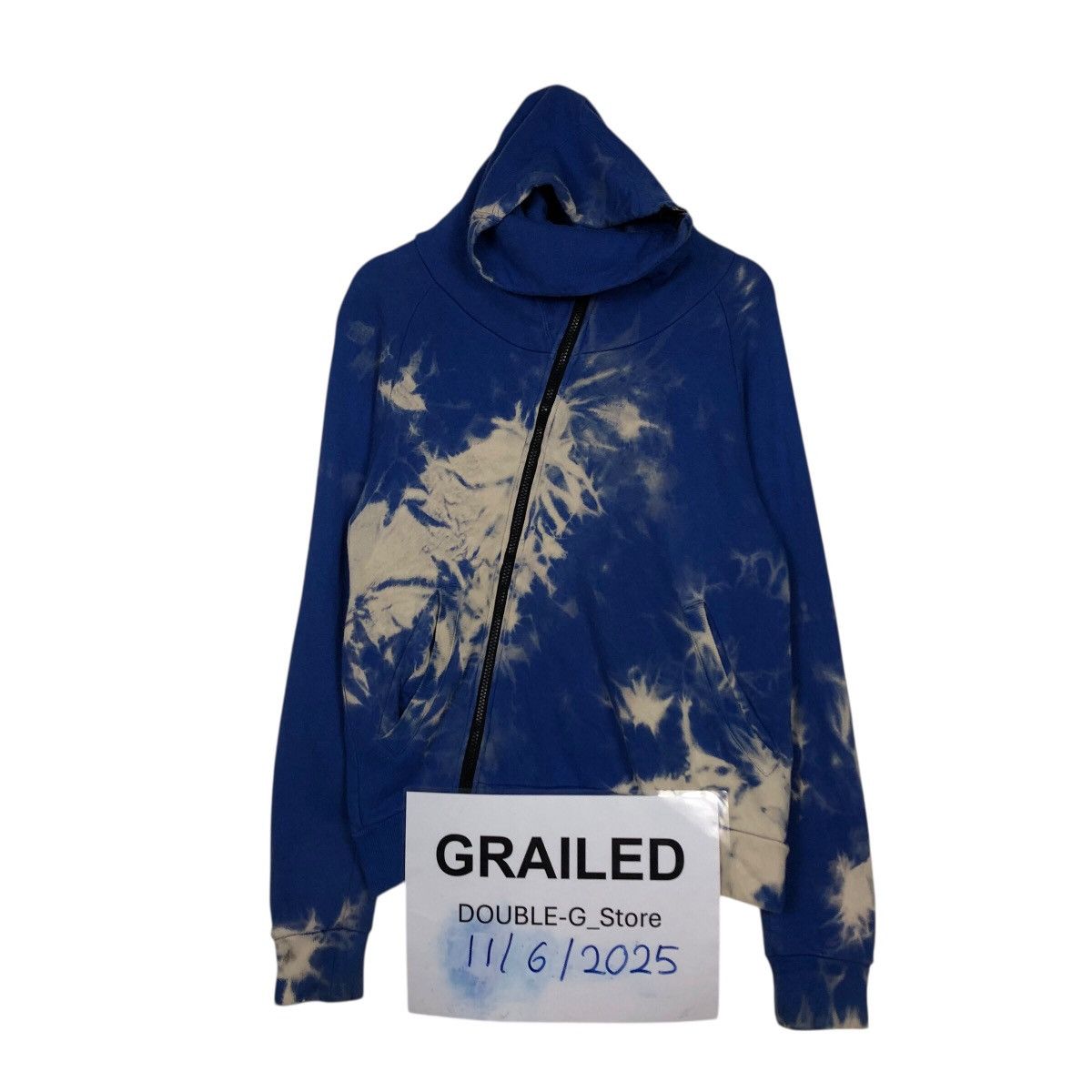 📌Zipper Hoodie Acid Wash Style Galaxxxy Rare