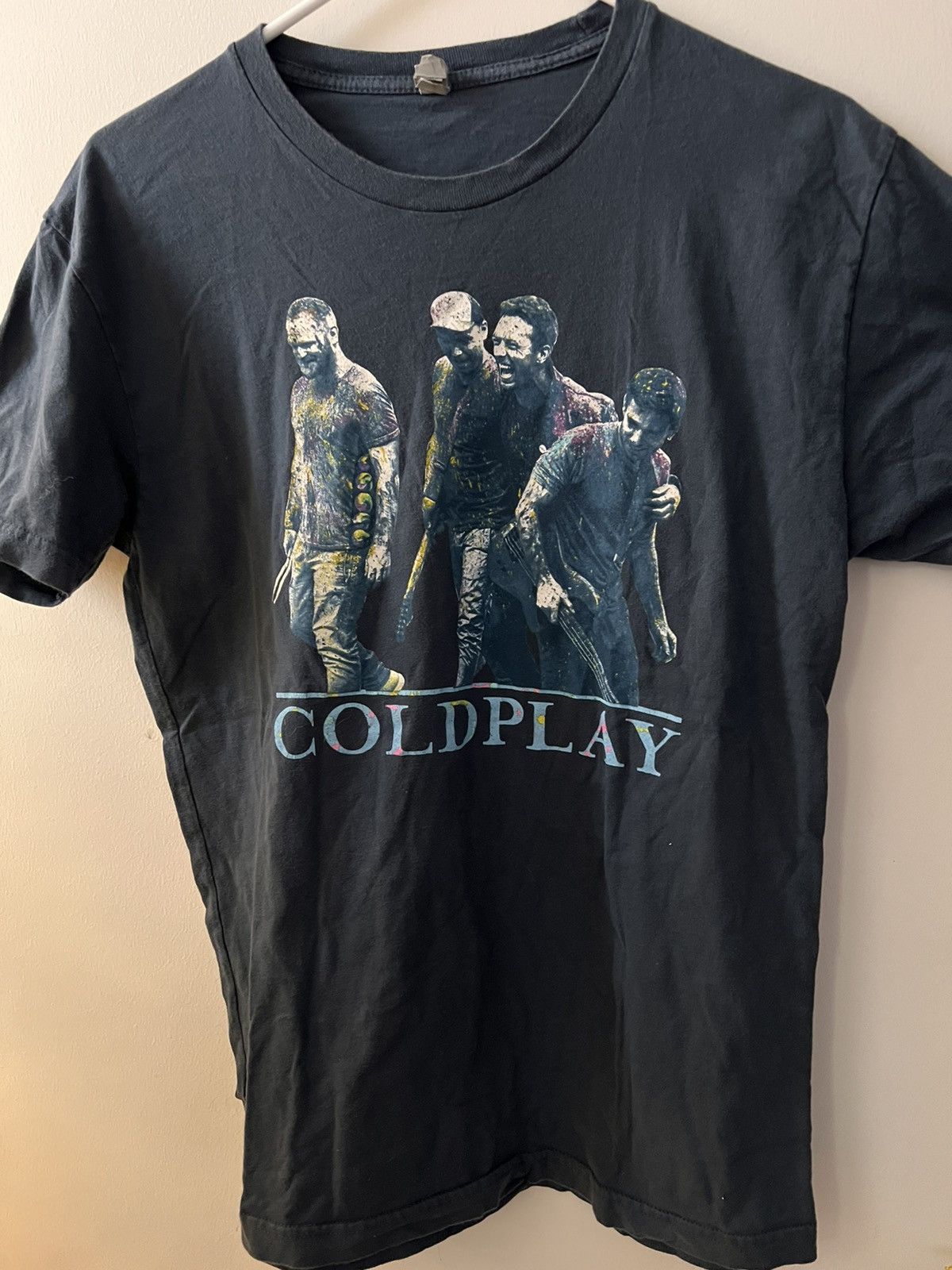 Band Tees Crazy Y2K Coldplay Tour Concert Tee Size US M / EU 48-50 / 2 - 1 Thumbnail
