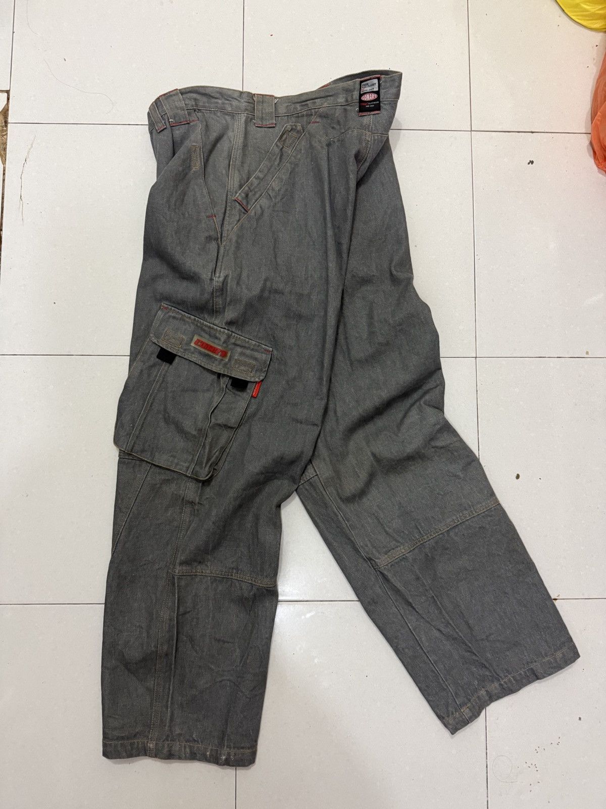Japanese Brand Y2K Baggy CONART Multipocket Cargo Pants Size US 30 / EU 46 - 12 Thumbnail