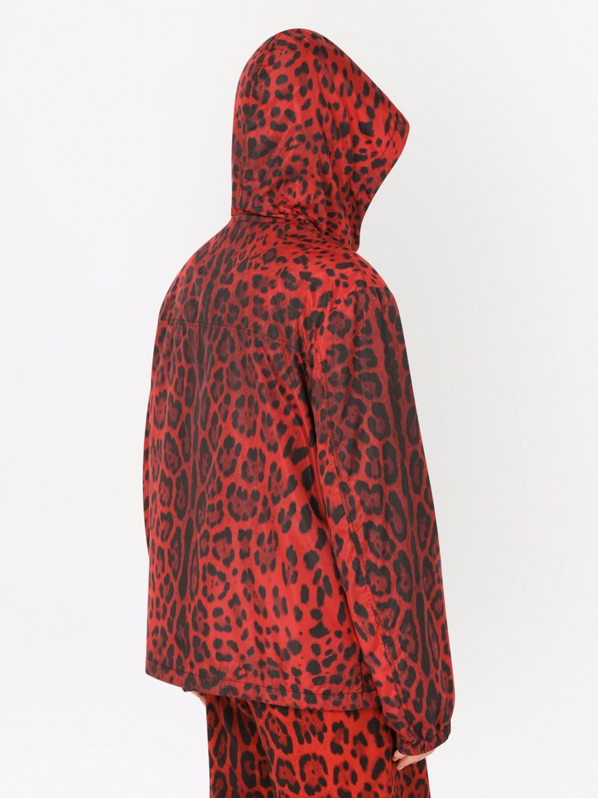 Dolce & Gabbana o1y0125 Logo Hooded Jacket in Red/Black Size US M / EU 48-50 / 2 - 5 Thumbnail