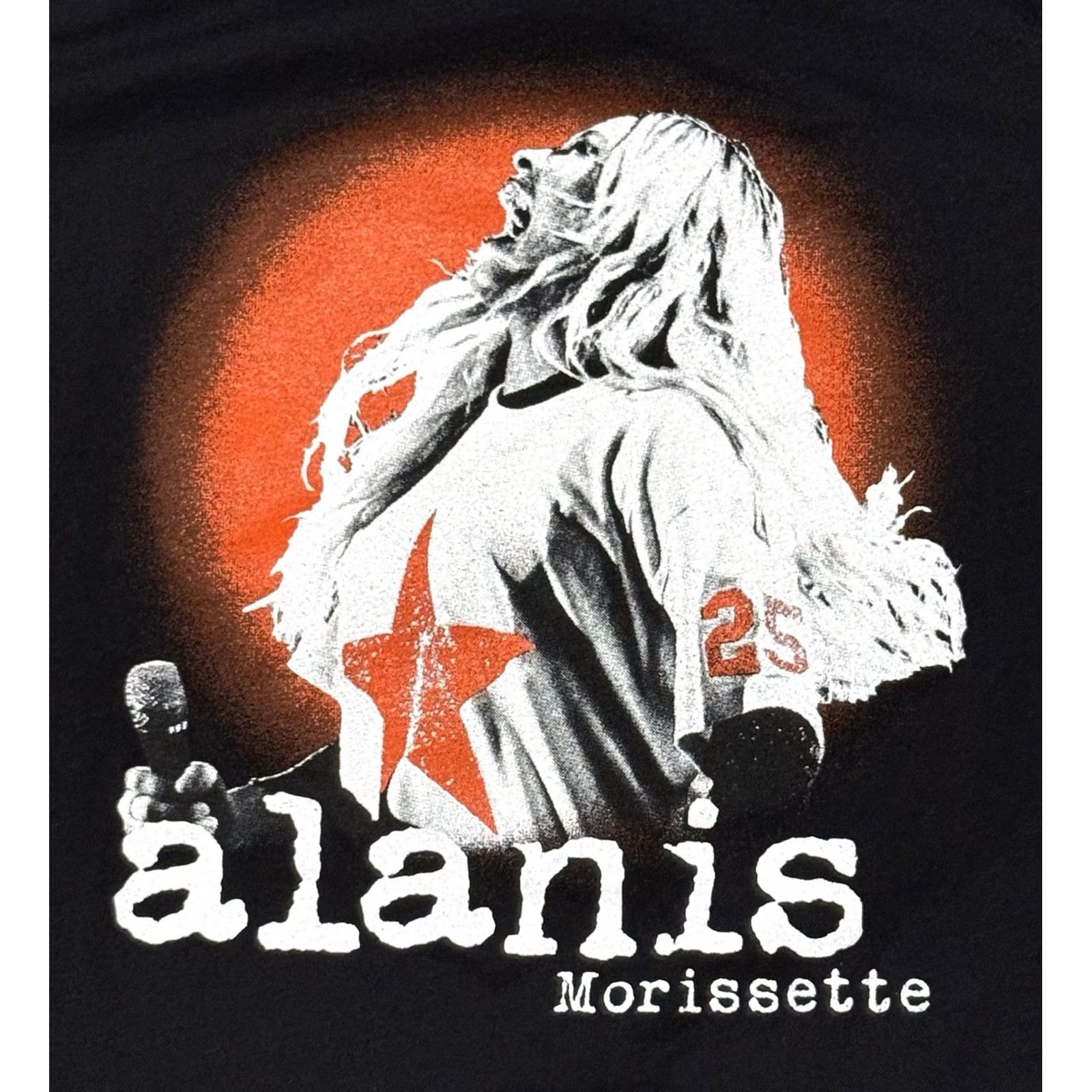 Vintage Alanis Morisette Tour Shirt M Black 90s Band Rock Graphic Print T-Shirt Bella + Canvas Unisex Adults Regular Short Sleeve Size US M / EU 48-50 / 2 - 3 Thumbnail
