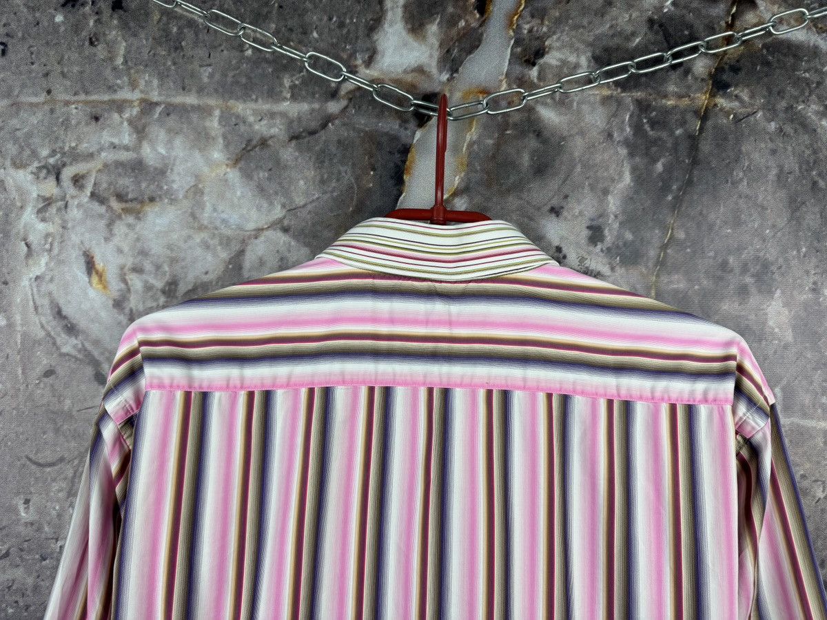 Etro Men’s Etro Milano Striped Shirt Button Up Long Sleeve Size US XXL / EU 58 / 5 - 11 Thumbnail