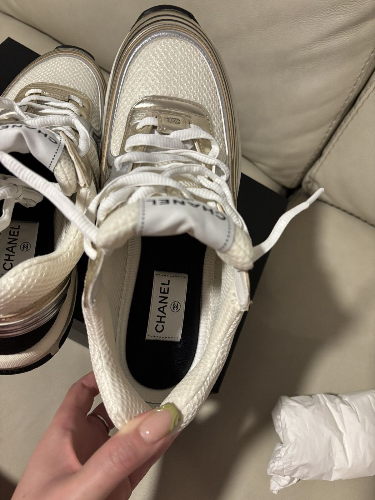 Chanel Chanel Sneakers Size US 11 / IT 41 - 11 Thumbnail