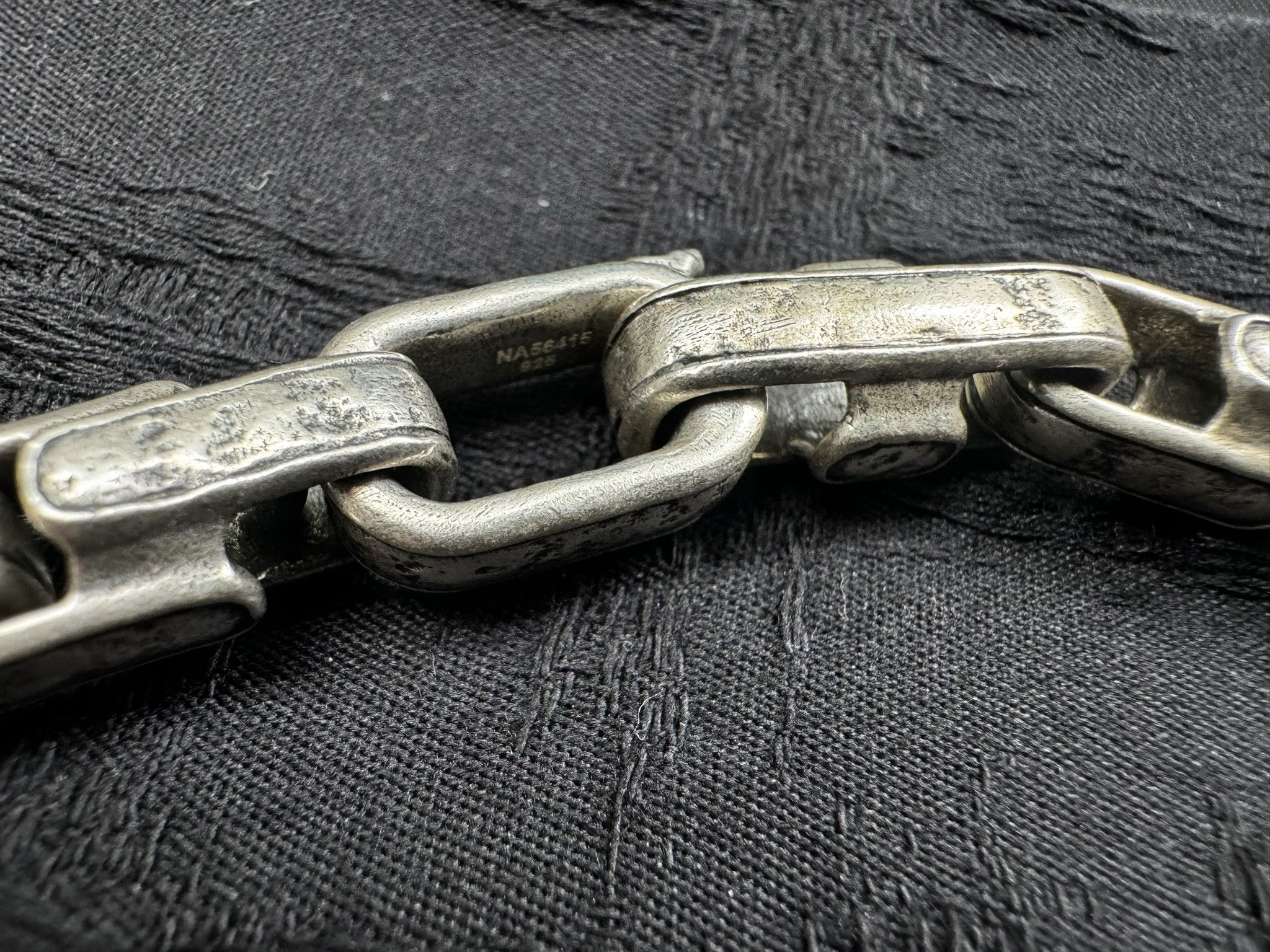 John Varvatos JOHN VARVATOS Distressed"Chain Necklace in .925 MSRP $1598 Size ONE SIZE - 4 Thumbnail